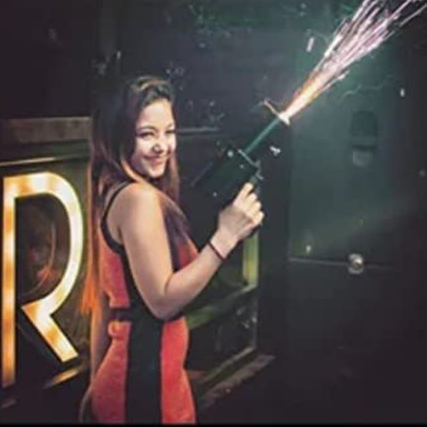 Pyro Party Gun Hand Held Gun Toy for Parties Functions Events and All Kind of Celebrations, Plastic Gun, (pyros not Included)