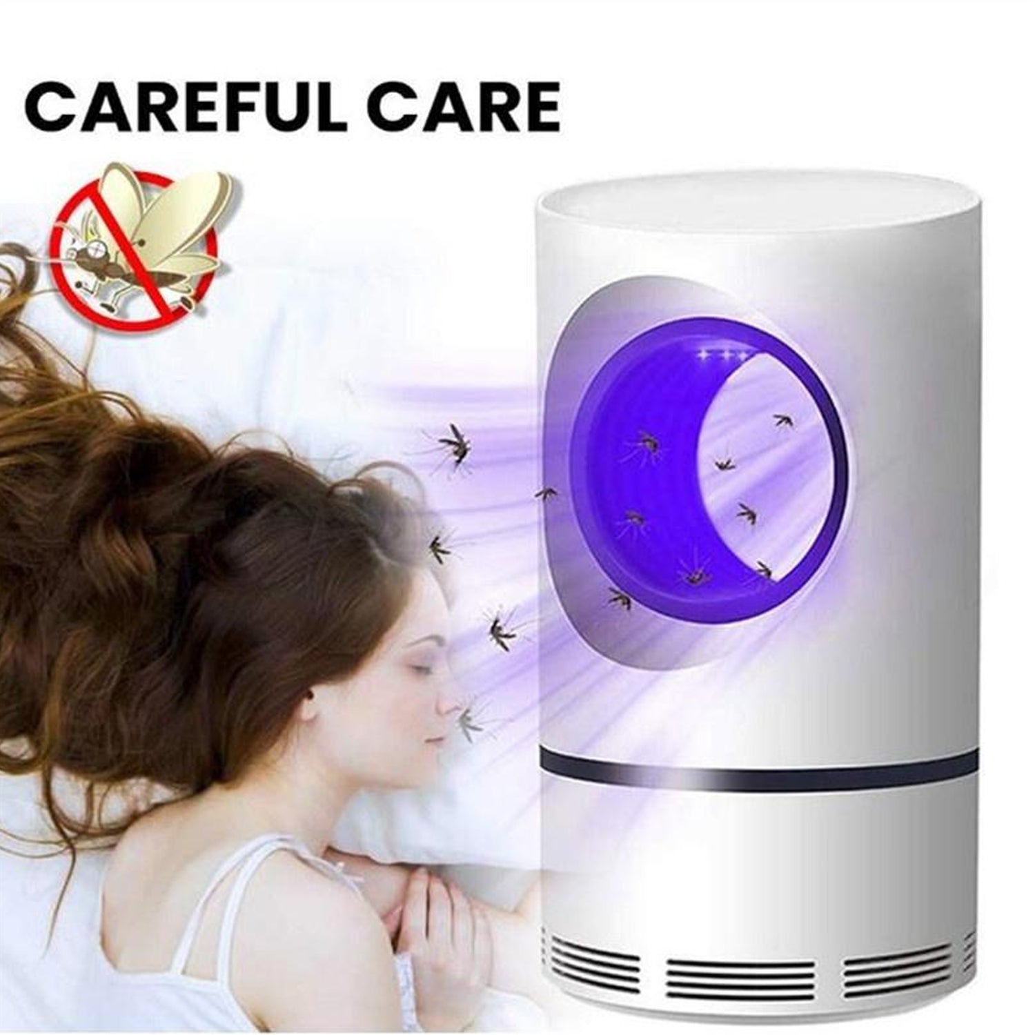 Eco-Friendly LED Mosquito Killer Lamp for Home, Electric Insect Killer