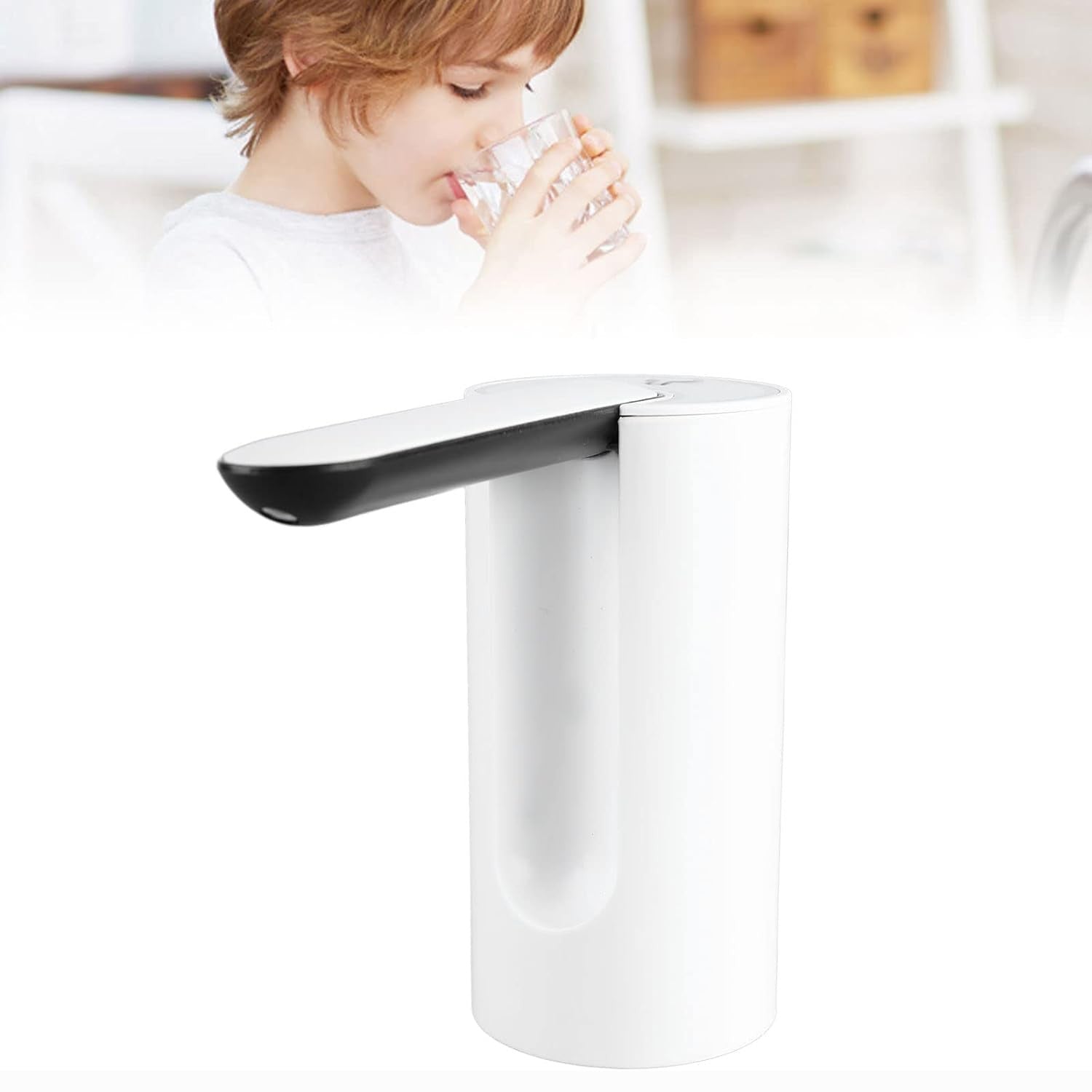 Foldable Water Dispenser, Portable Water Bottle Pump USB Charging Elec