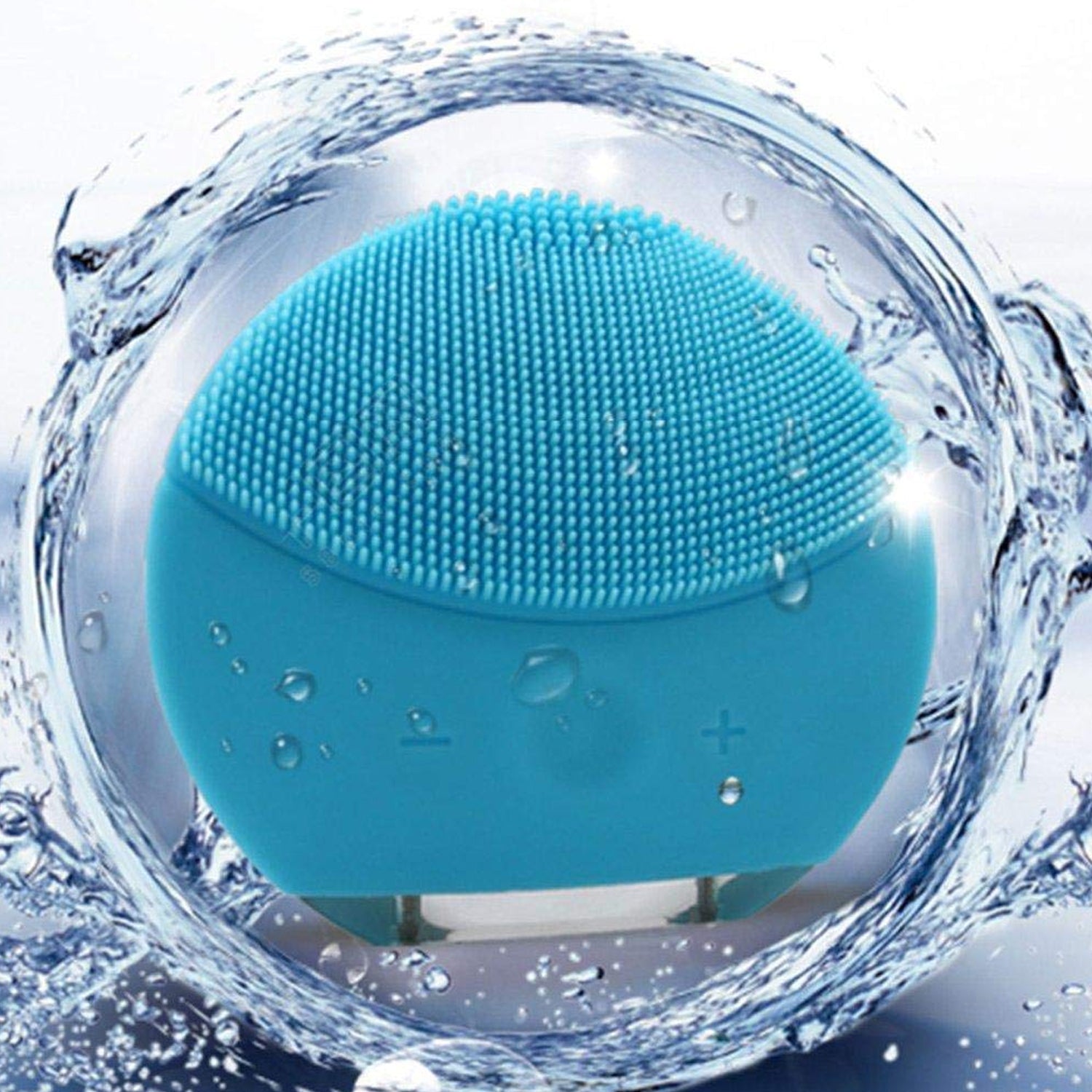 Silicone USB Facial Cleansing Brush and Face Massager (1 Pc)