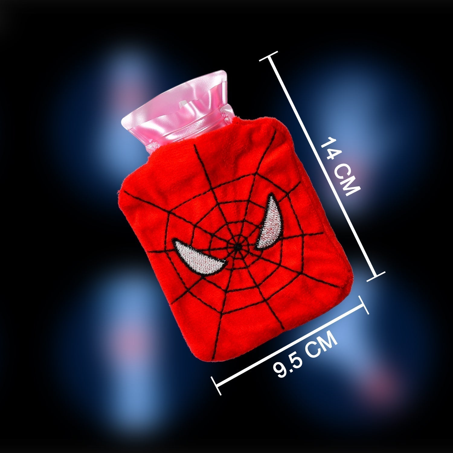 Spiderman small Hot Water Bag with Cover for Pain Relief, Neck, Shoulder Pain and Hand, Feet Warmer, Menstrual Cramps.