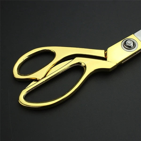 Stainless Steel Tailoring Scissor Sharp Cloth Cutting for Professionals (8.5inch) (Golden)