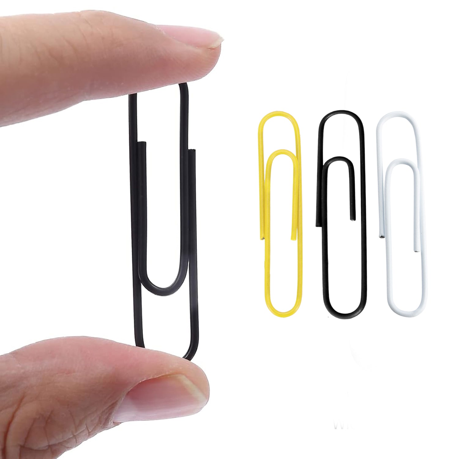 Multipurpose Assorted Color Paper Clips (10 Pcs / Big Size)