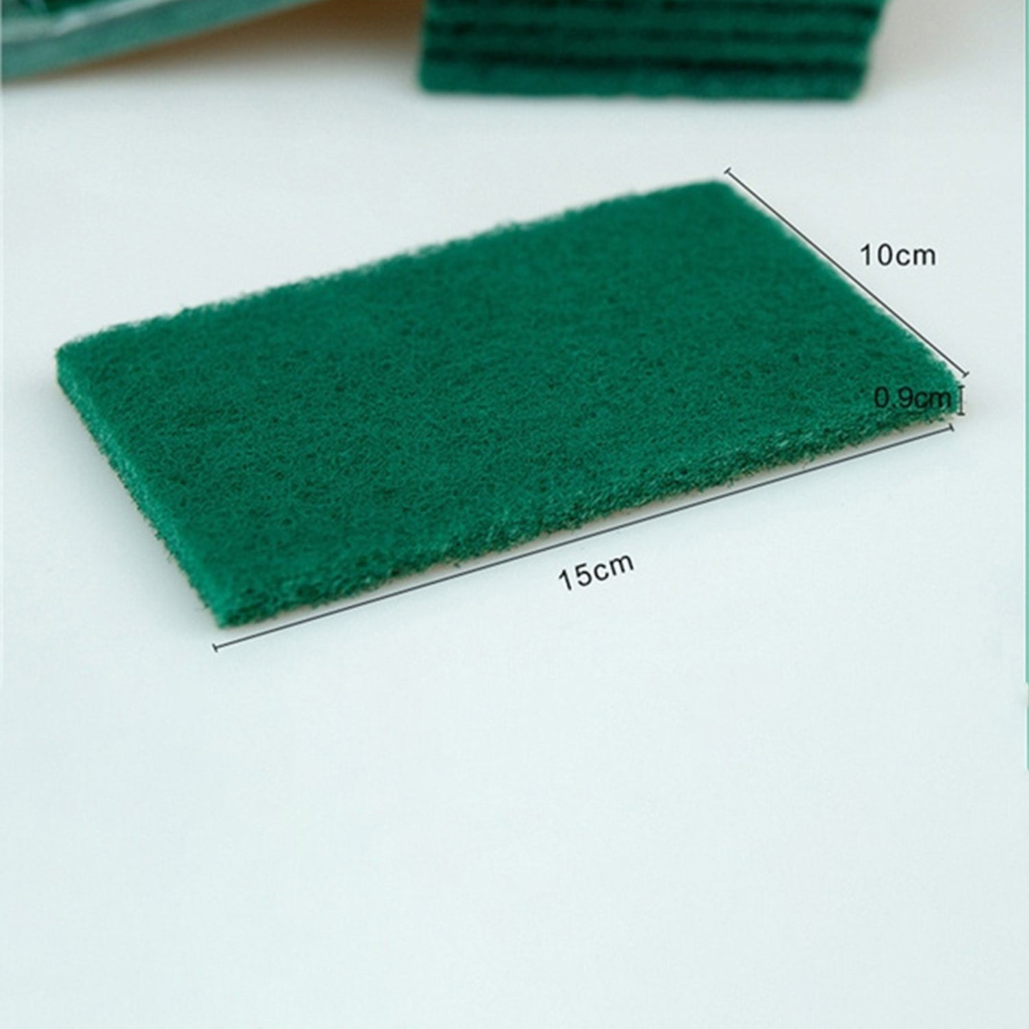 Scrub Sponge Cleaning Pads Aqua Green  10PCS