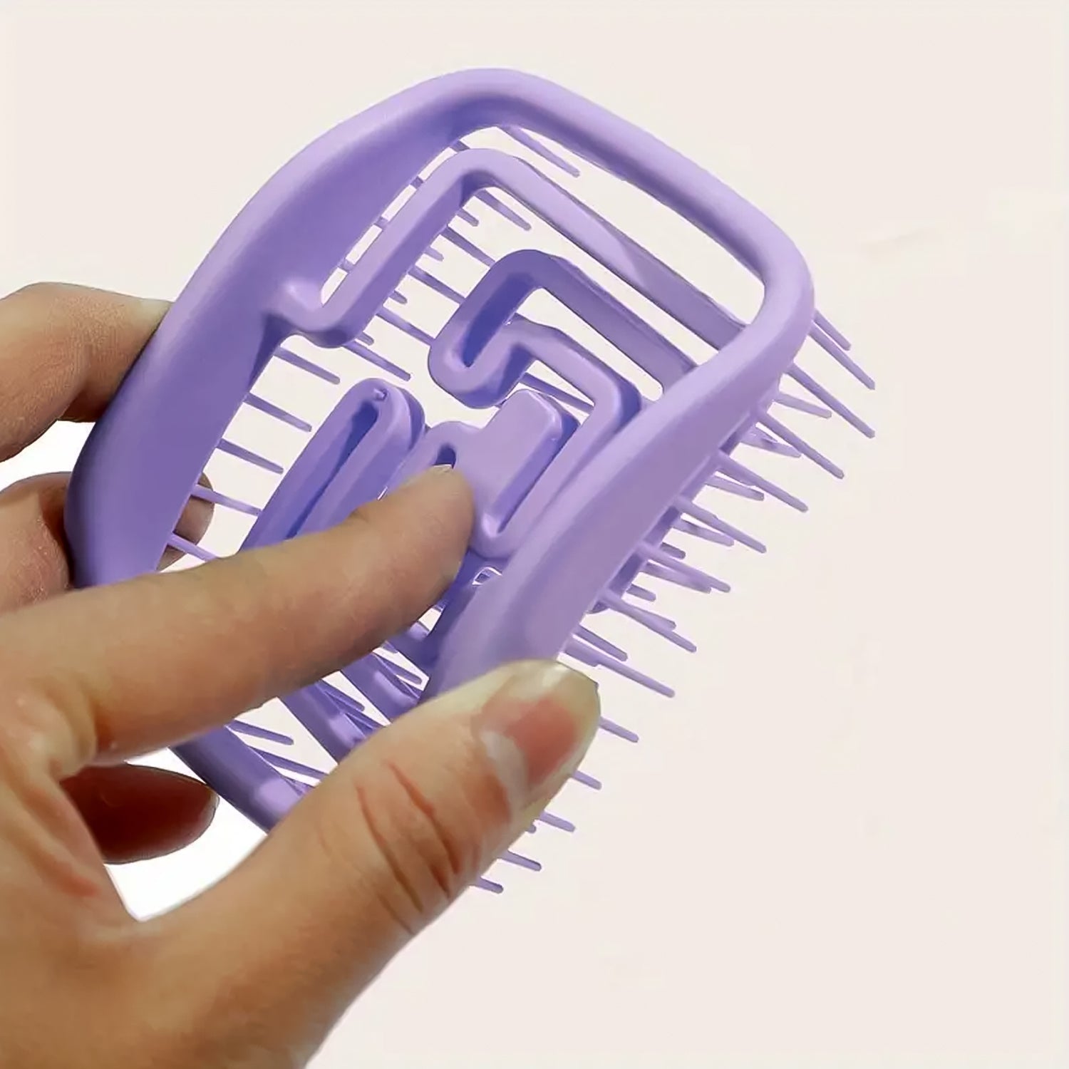 Shampoo Brush, Manual Scalp Massager Skeleton Combs (1 Pc)