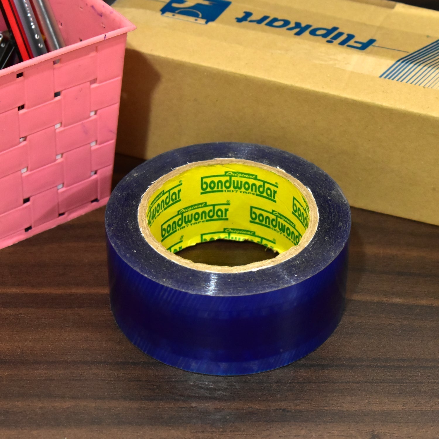 Flipkart Print Blue Tape For Packaging Gifts And Products By Flipkart For Shipping And Delivering Purposes Etc.