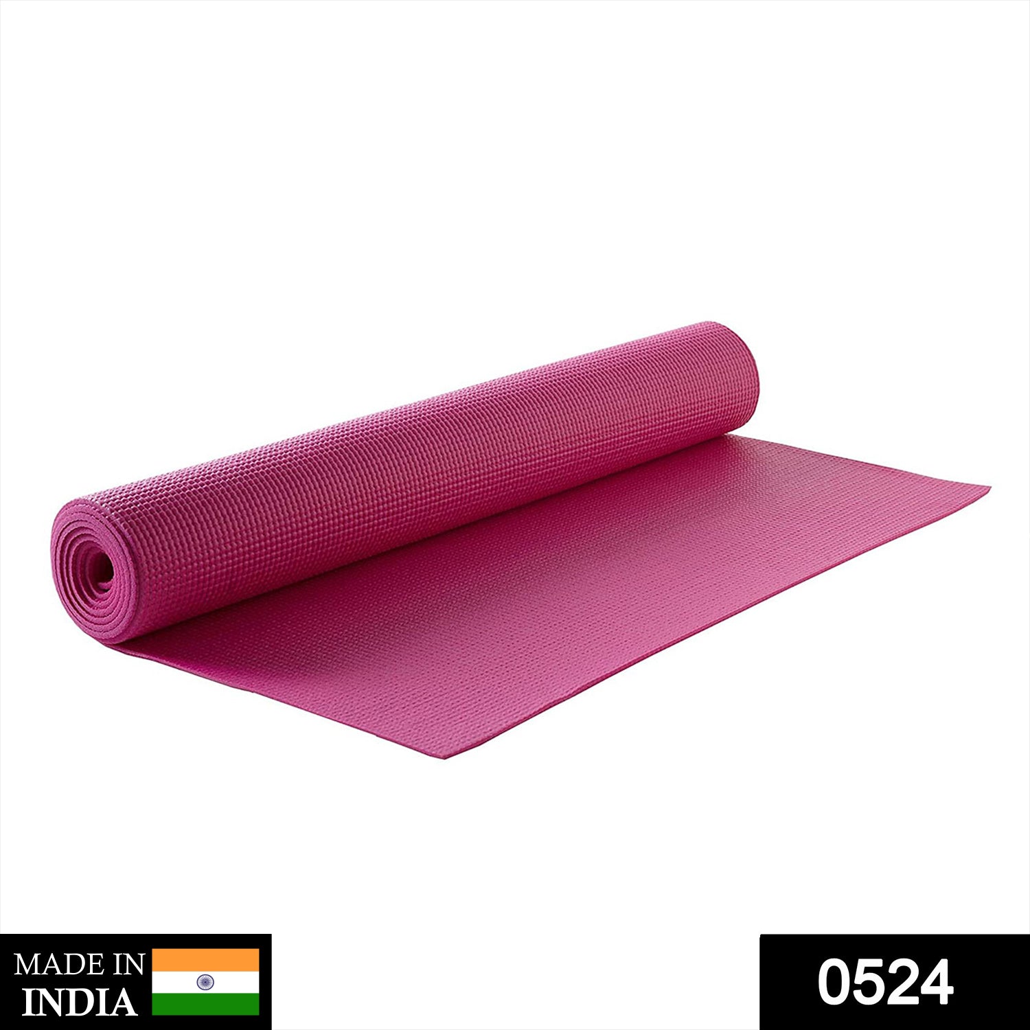 Yoga Mat Eco-Friendly For Fitness Exercise Workout Gym with Non-Slip Pad (180x60xcm) Color may very