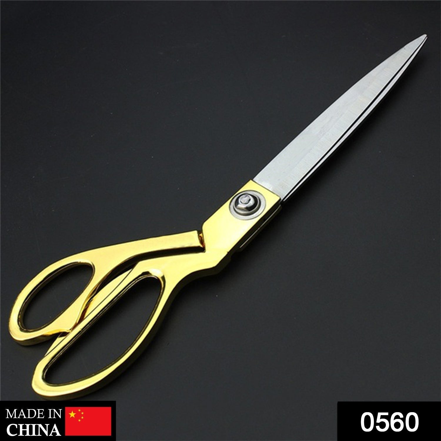 Gold Plated Professional Cloth Cutting Scissor