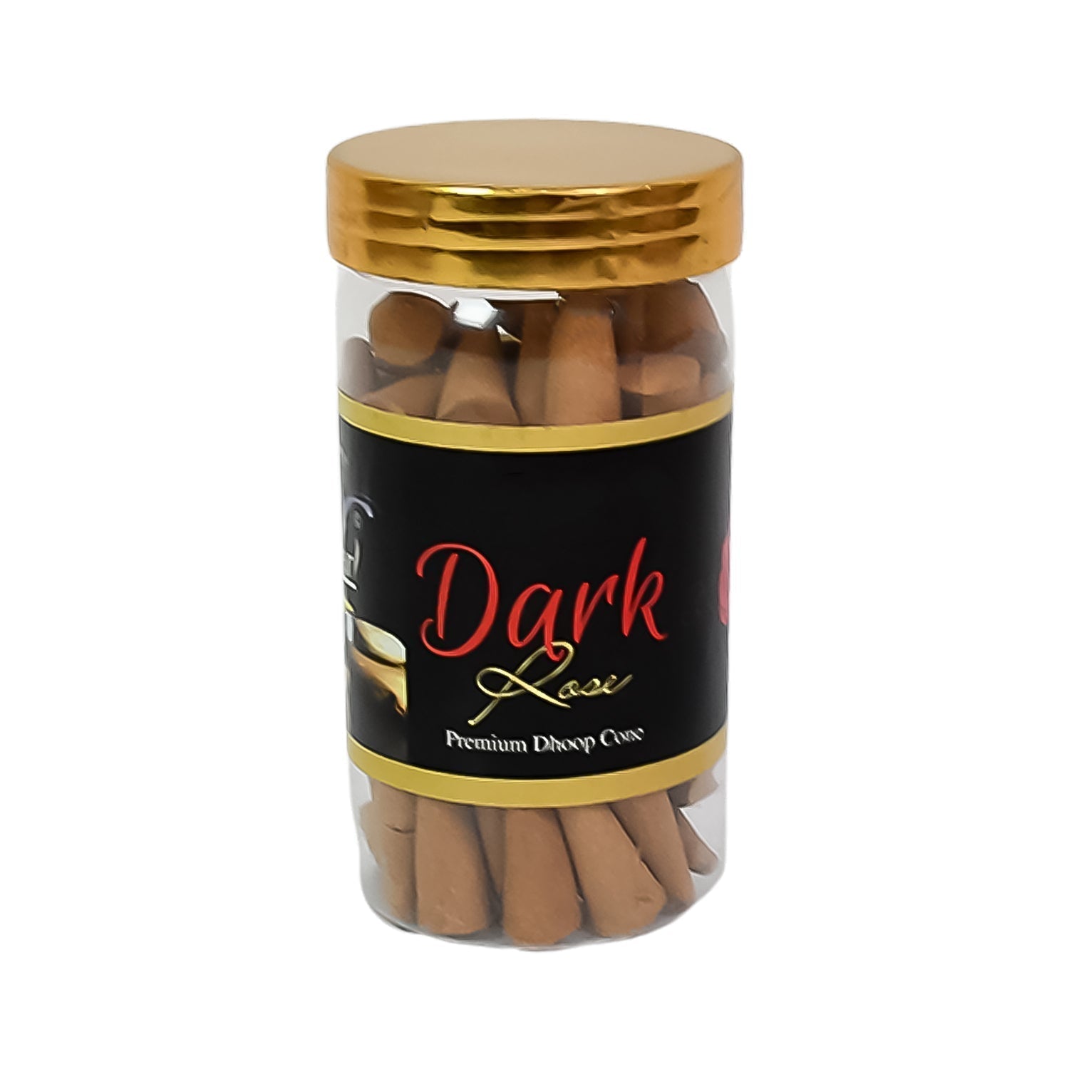 Dark Rose Dhoop Cones, Premium Dark Rose Dhoop (120 GM.)