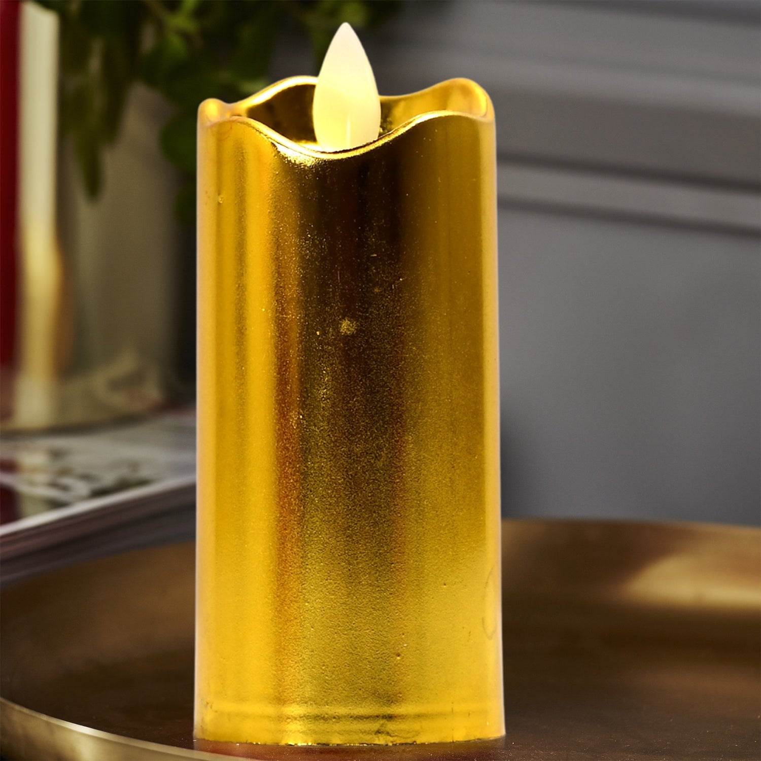 12Pc Golden Candles