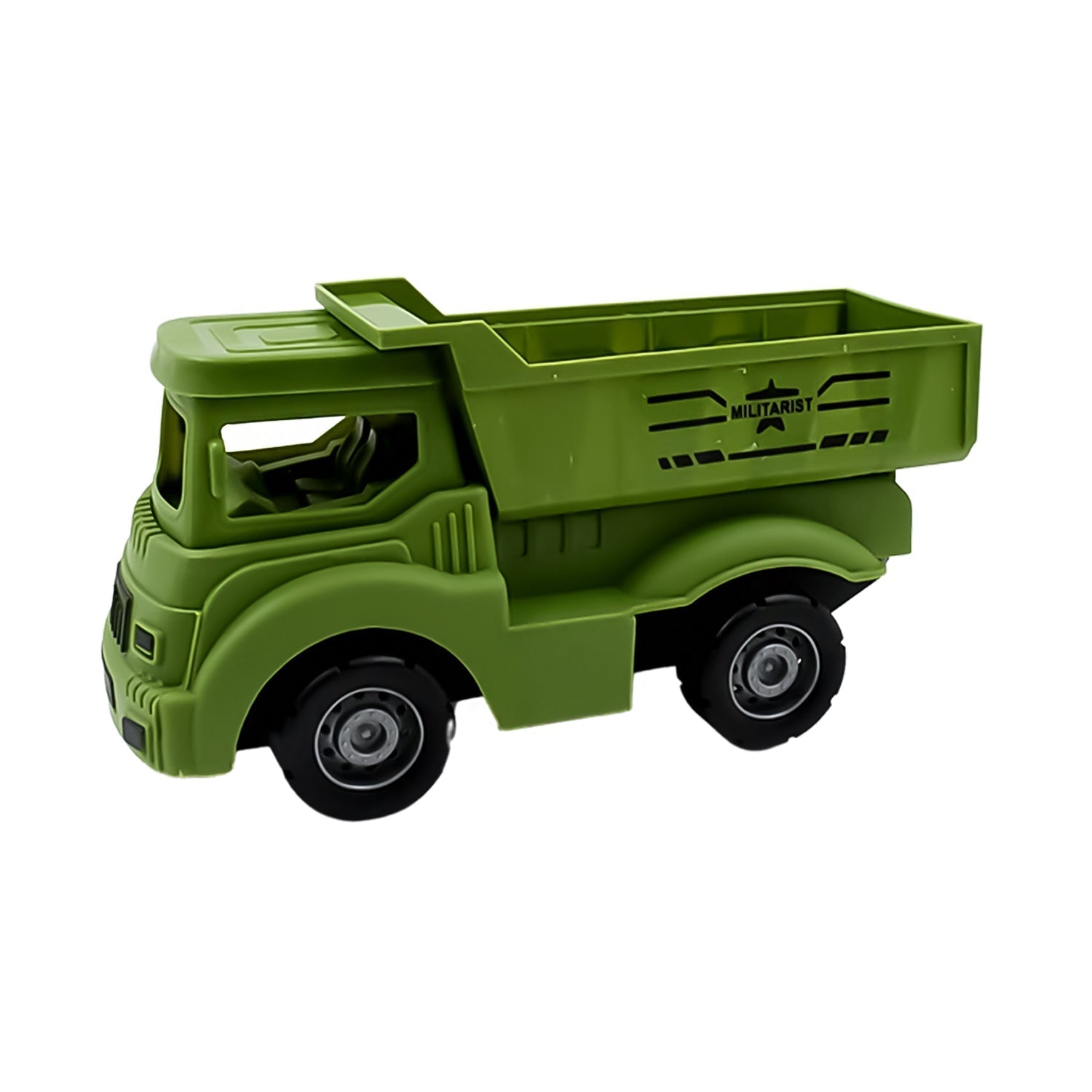 Friction Powered Dumper Toy Truck For Kids | With Opening Container Feature | Strong & Durable Plastic Material | Indoor & Outdoor Play Birthday Gift for Baby Boys & Girls (1 Pc)