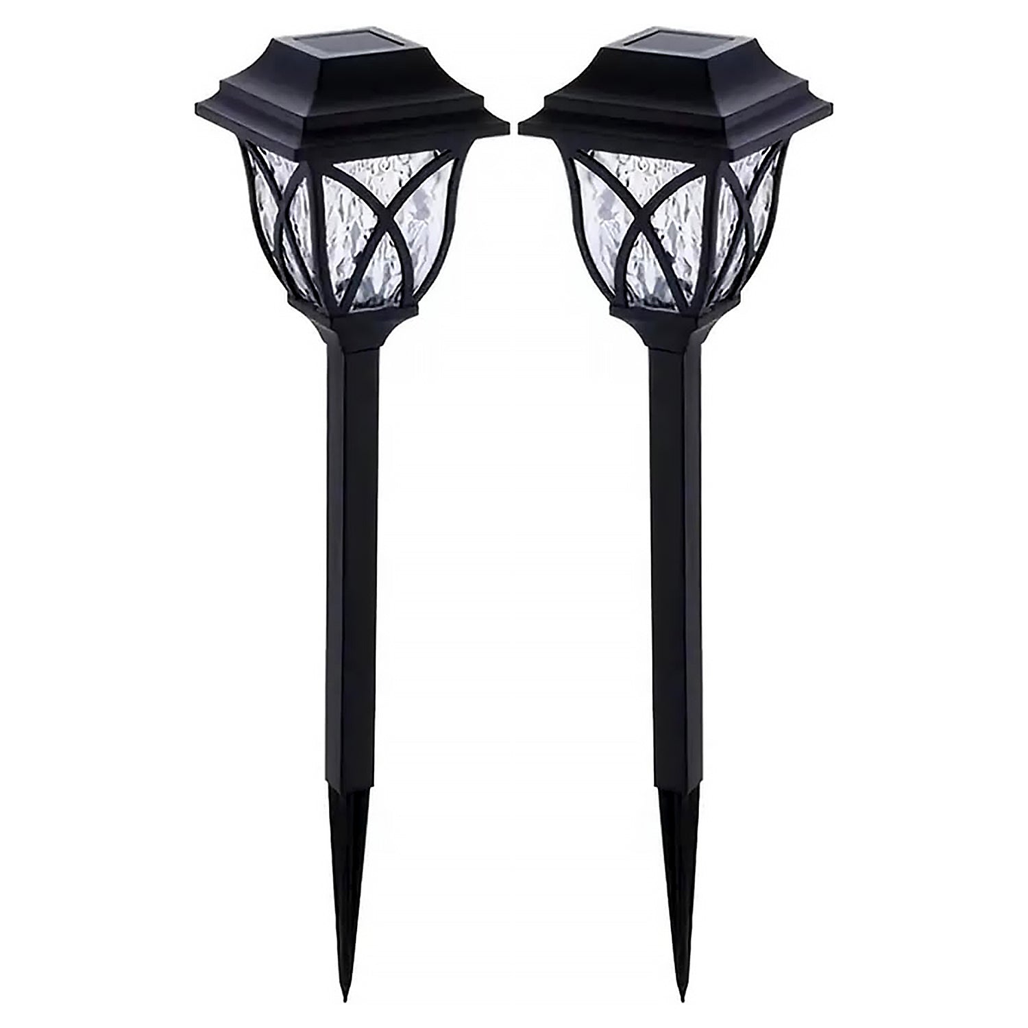 Solar Garden Lights LED Outdoor Stake Spotlight Fixture for Garden Light (Pack of 2pc )