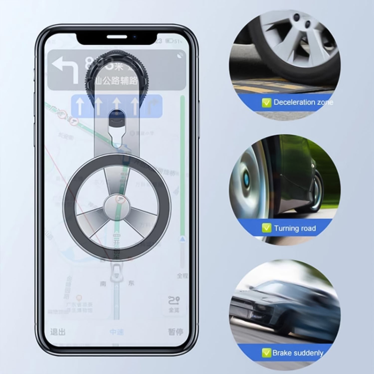 360° Rotatable Air Vent Magnetic Phone Holder