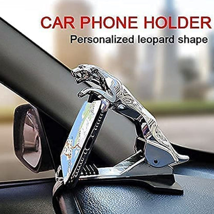 Leopard Shape Plastic Phone Clip Stand for Car