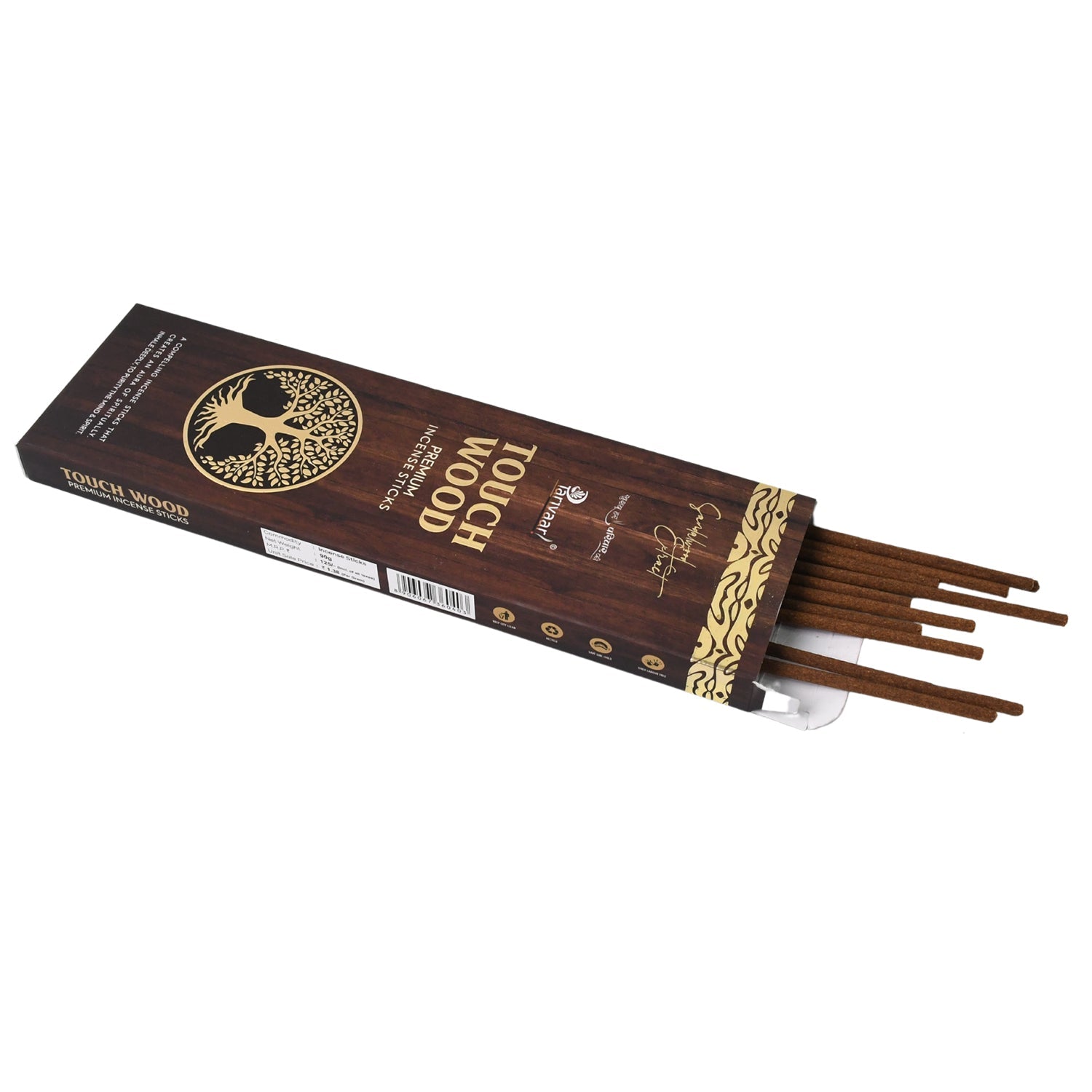 Touch Wood Agarbatti / Incense Sticks for Home, Office (90 GM)