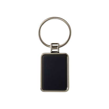 Black Bar Luxe Metal Key Tag
