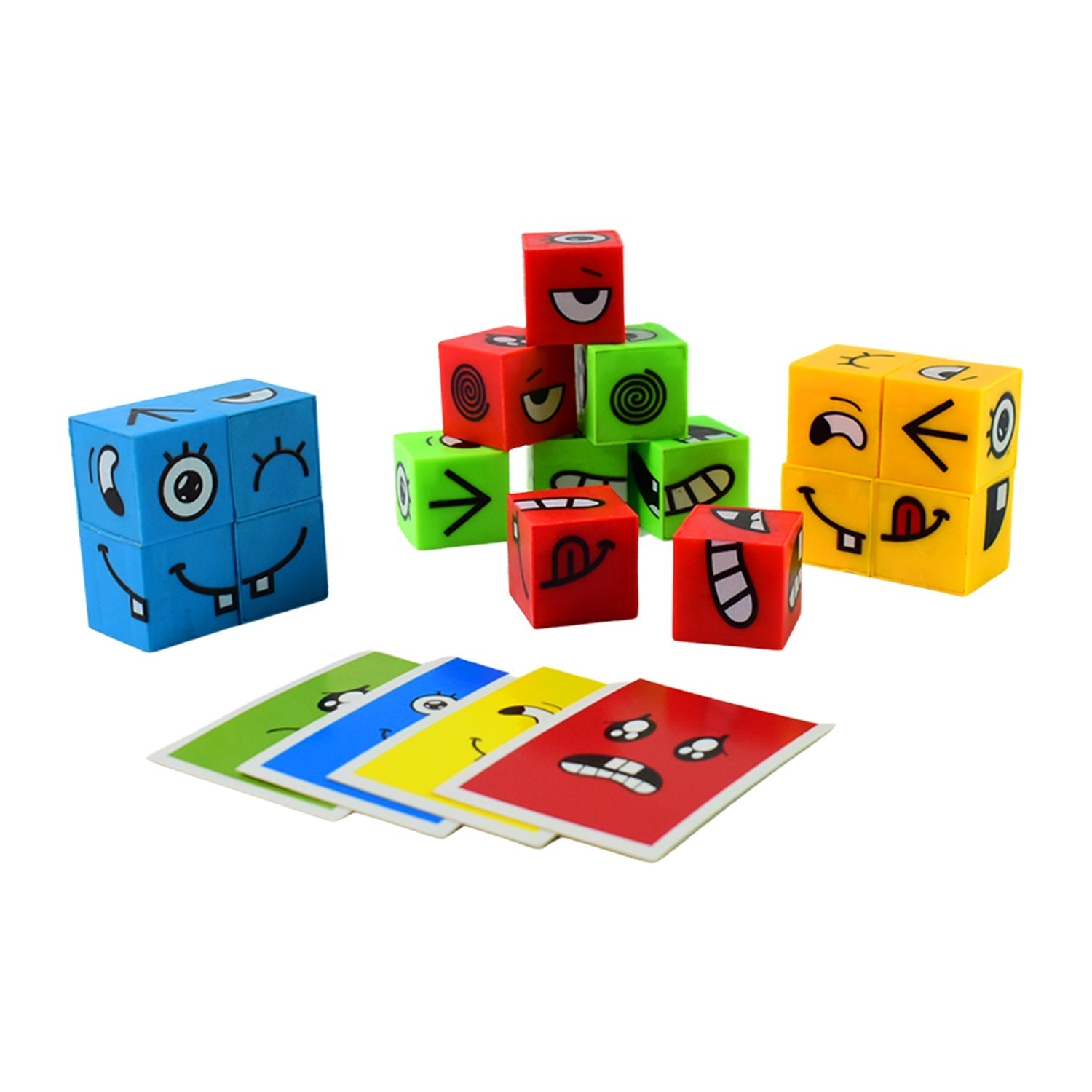 Emotions Learning Cubes Toy Set for Early Education