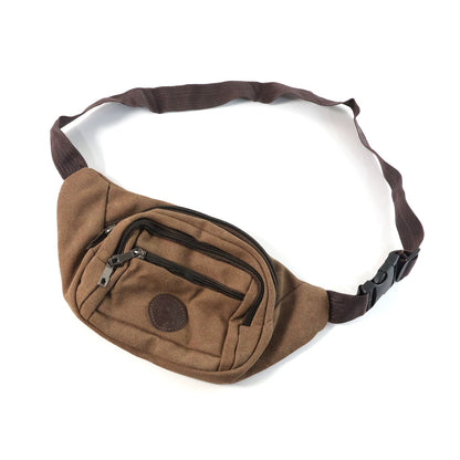 Stylish Canvas Waist Bag for Men & Women (1 Pc)