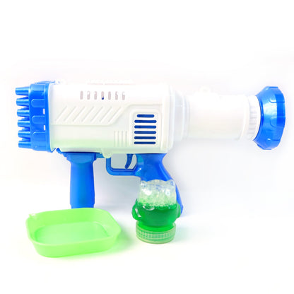32 Holes Big Powerful Machine Bubble Gun Toys (1 Set)