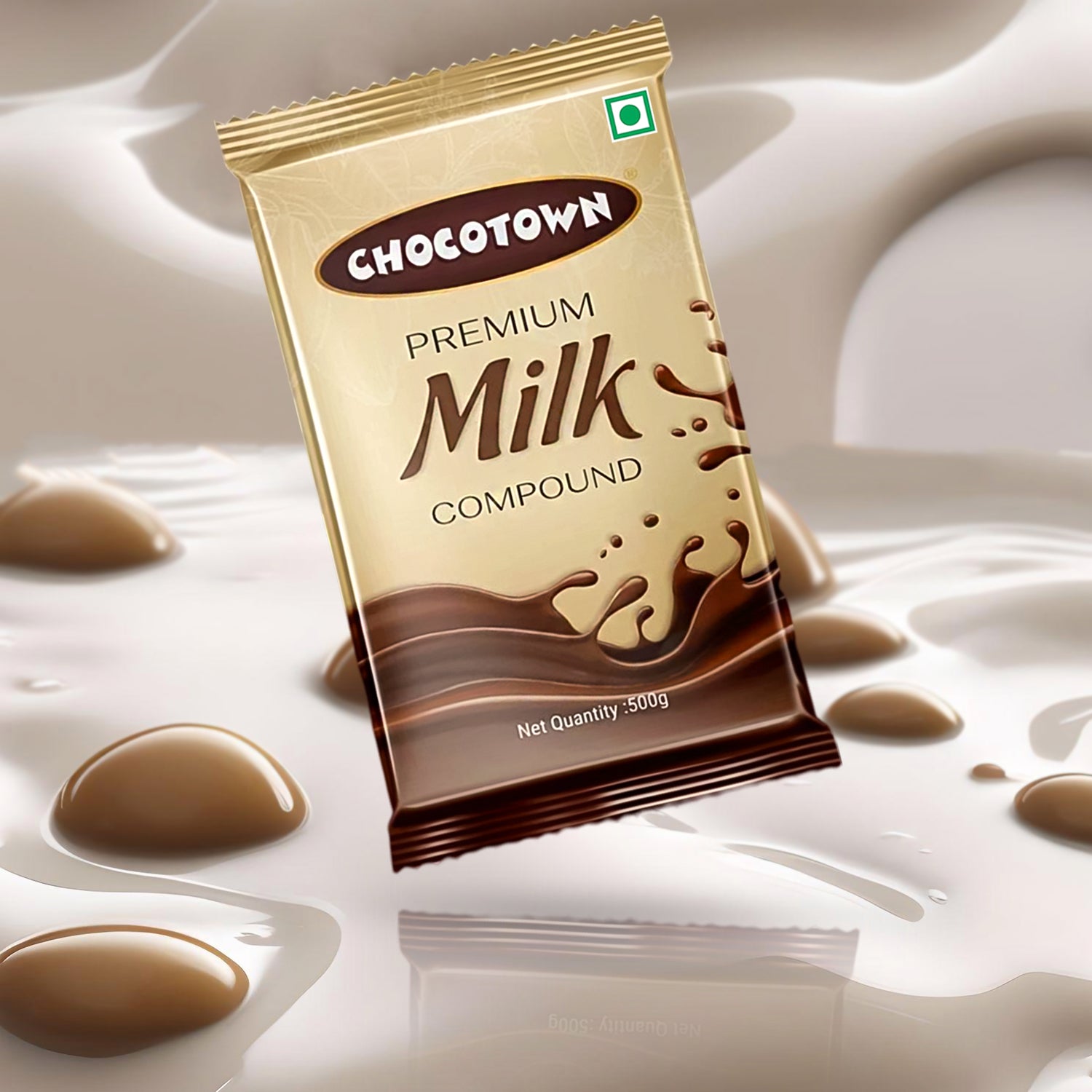 Chocotown Premium Milk Compound Slab (500 gm)