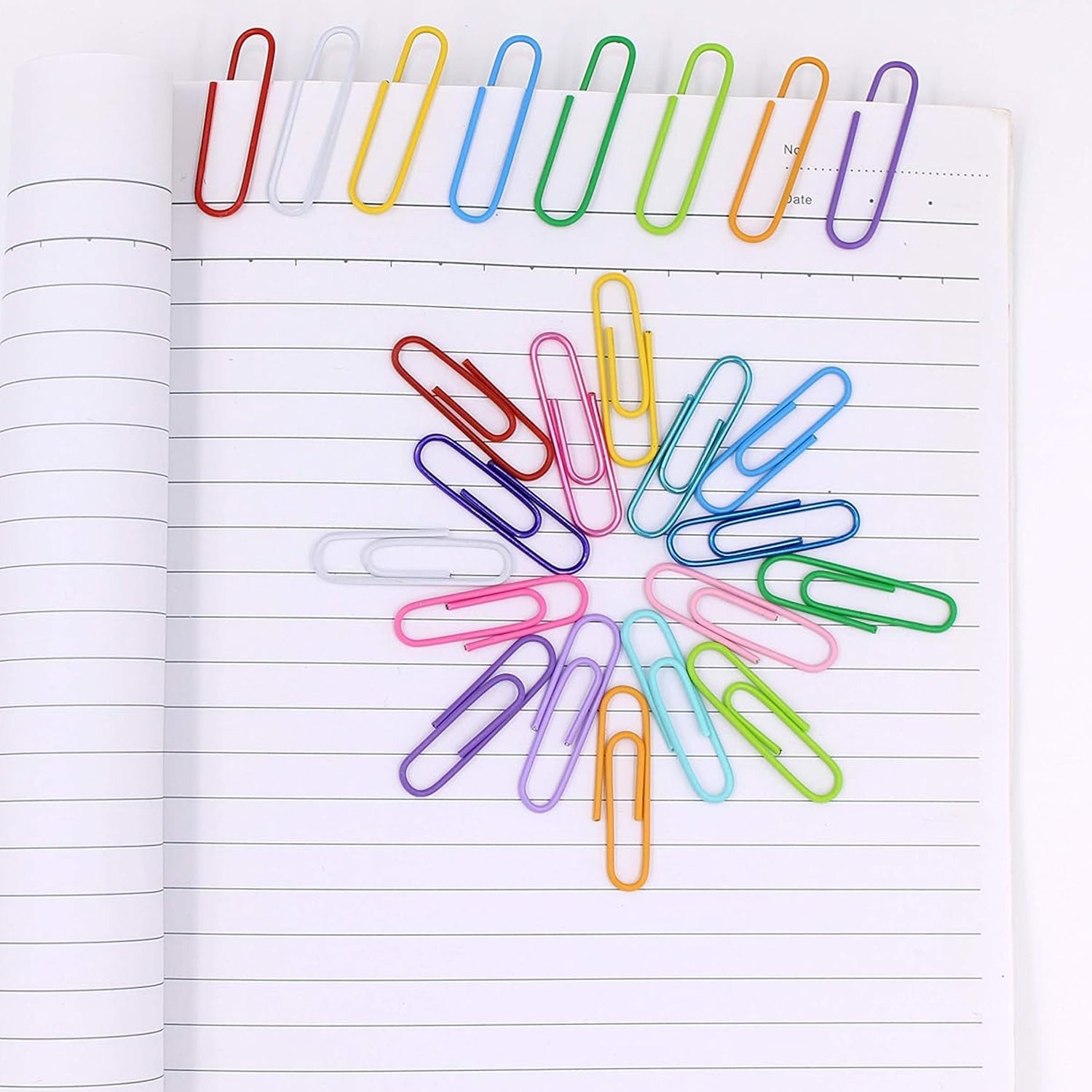 Multipurpose Assorted Color Paper Clips (Approx 40 Pcs / Mix Size)