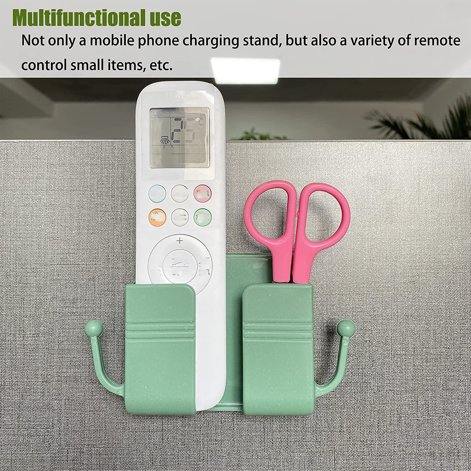 1 Pc Wallmount Mobile Stand With Hook Design used in all kinds of places including household and many more as a hanging support for cloths and stuffs purposes.