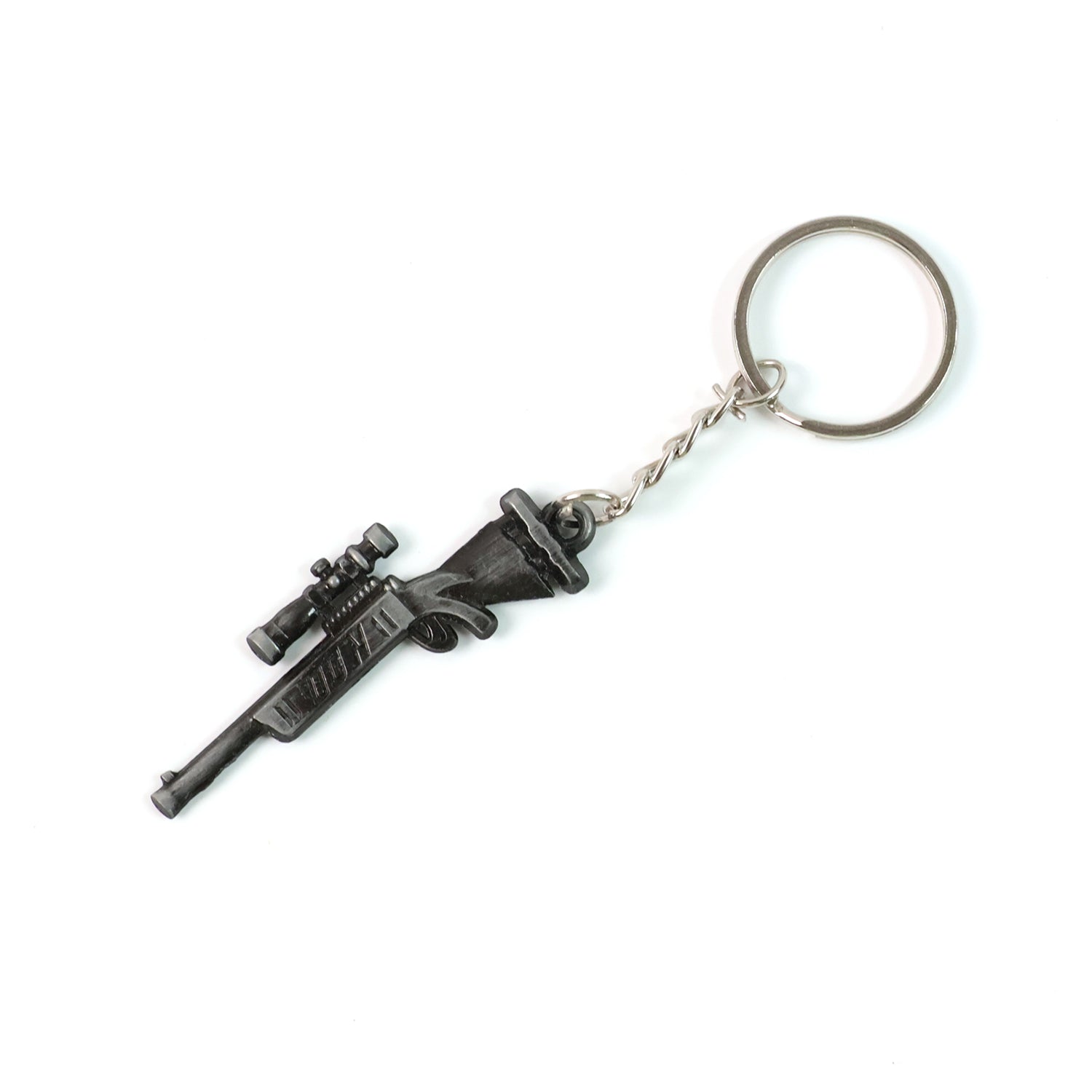 Mini Gun Metal Keychain