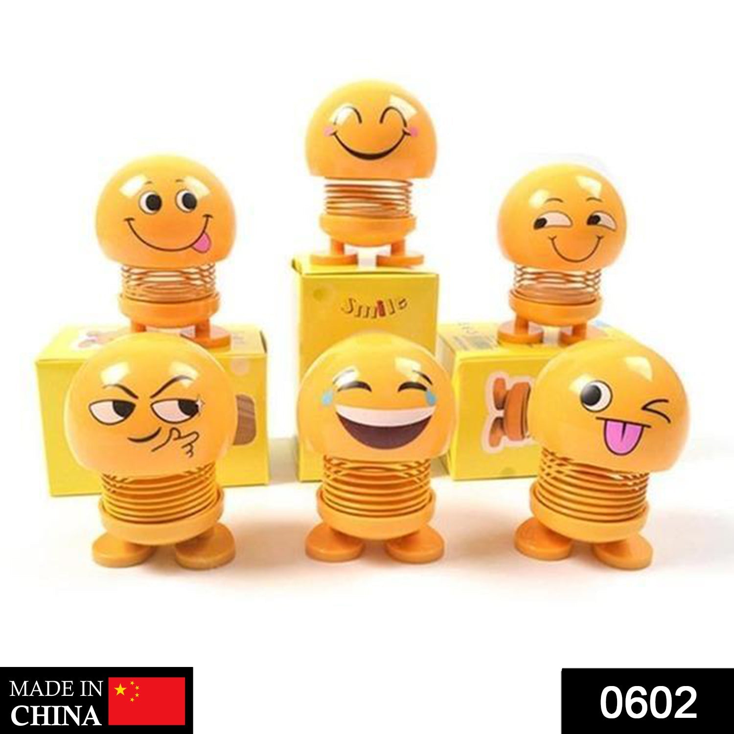 Emoticon Figure Smiling Face Spring Doll