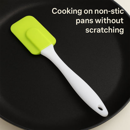 Silicone Cooking Spatula for Baking (1 Pc / 18 Cm / Mix Color)