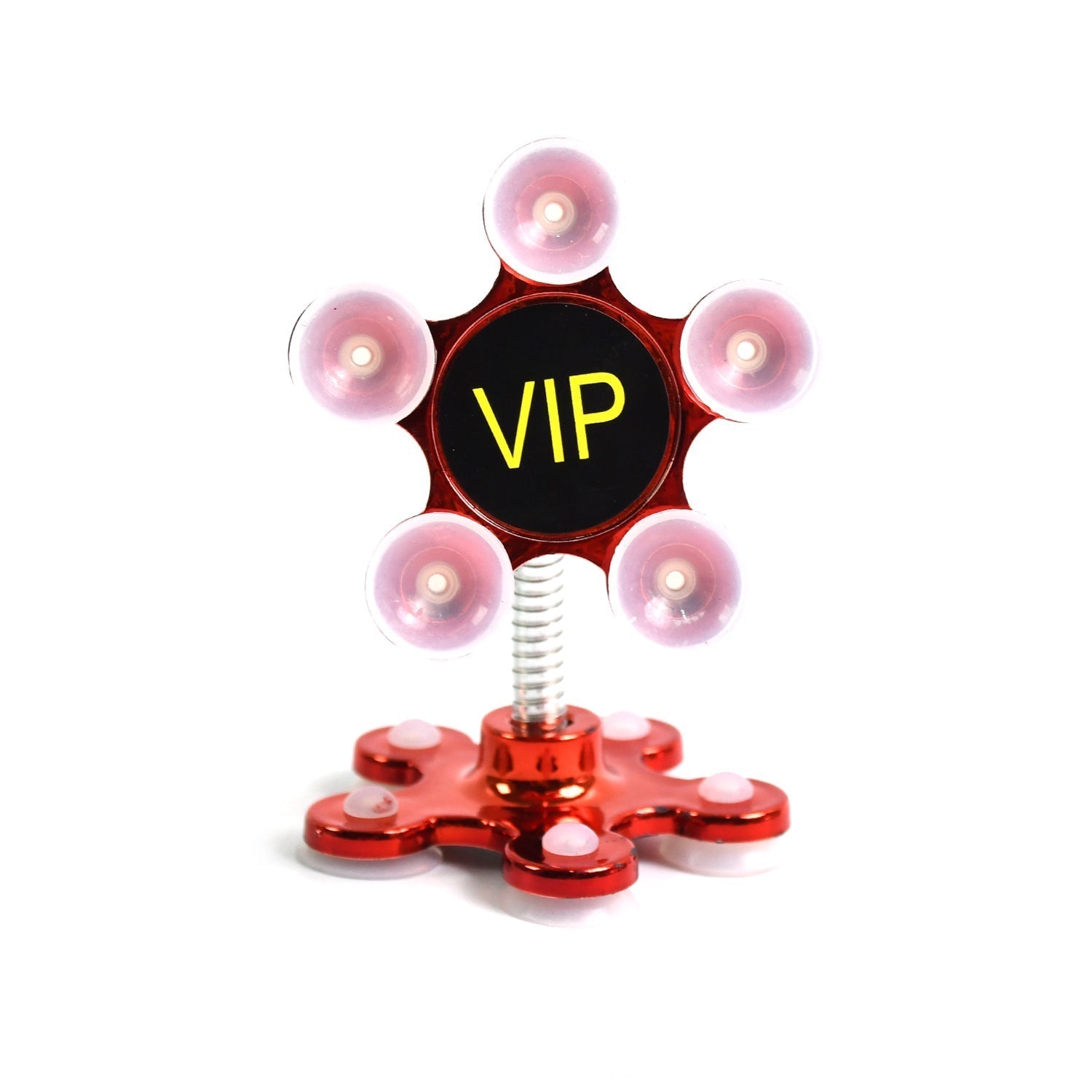 '-360 Rotatable Flower Shape Cellphone Holder Car & Mount Sucker Stand vip stand(Multicolored With Box))