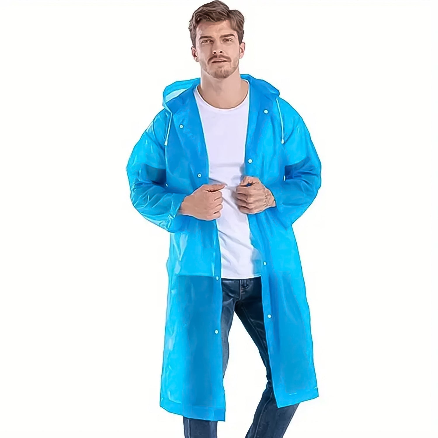 Fashion Portable Adult Rain Coat (1pc)