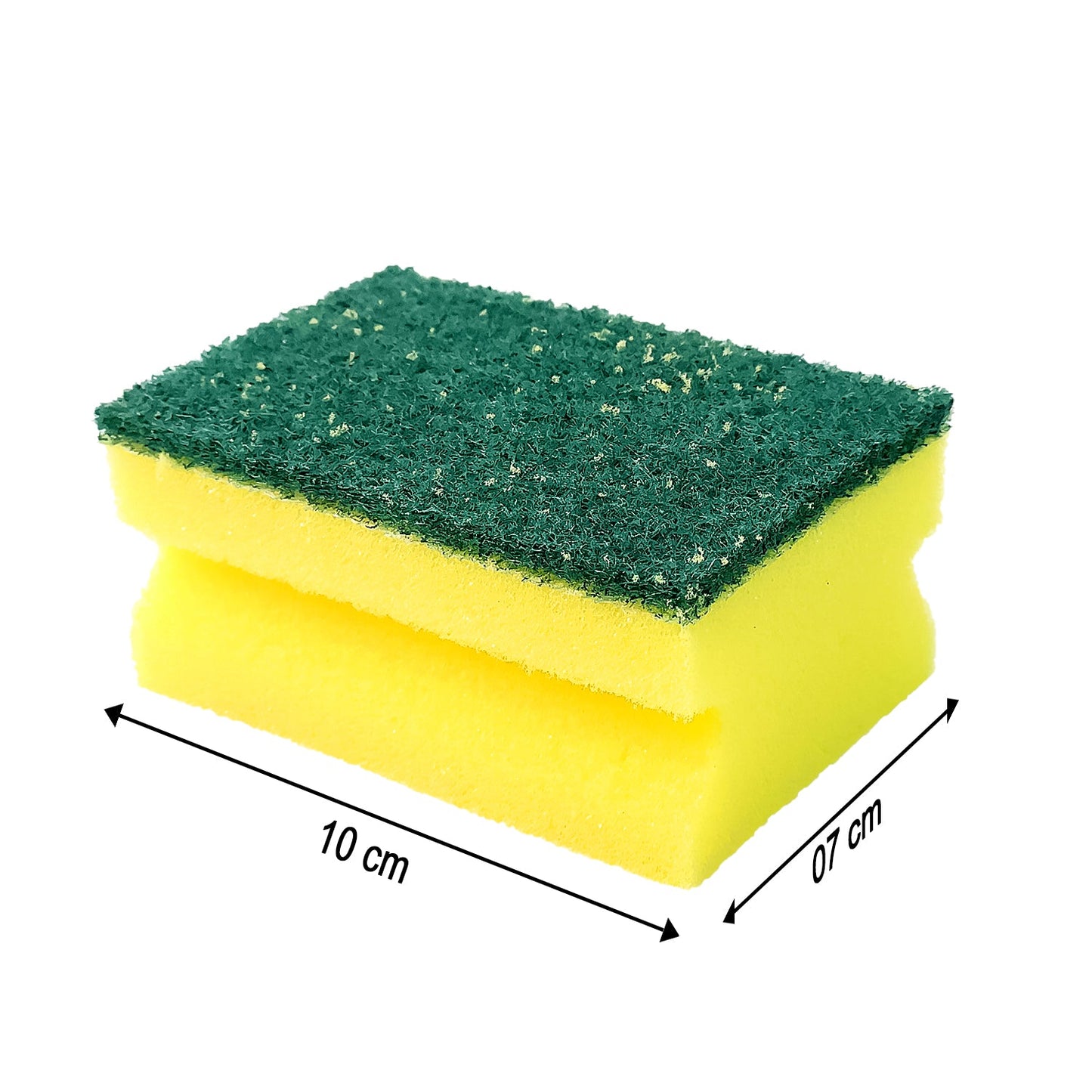Scrub Sponge 2 in 1 PAD for Kitchen, Sink, Bathroom Cleaning Scrubber (3 Pc)