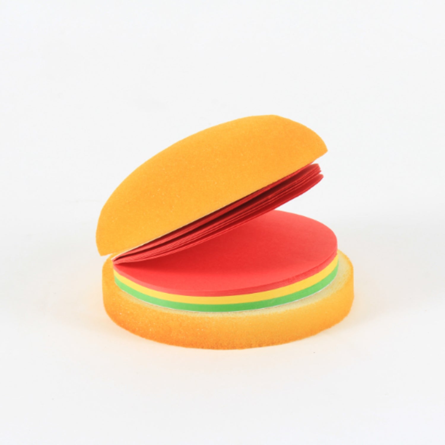 Burger Shaped Notepad  /  Sticky Notes  /  Memo Pads, Unique Mini Notes (Multicolor)