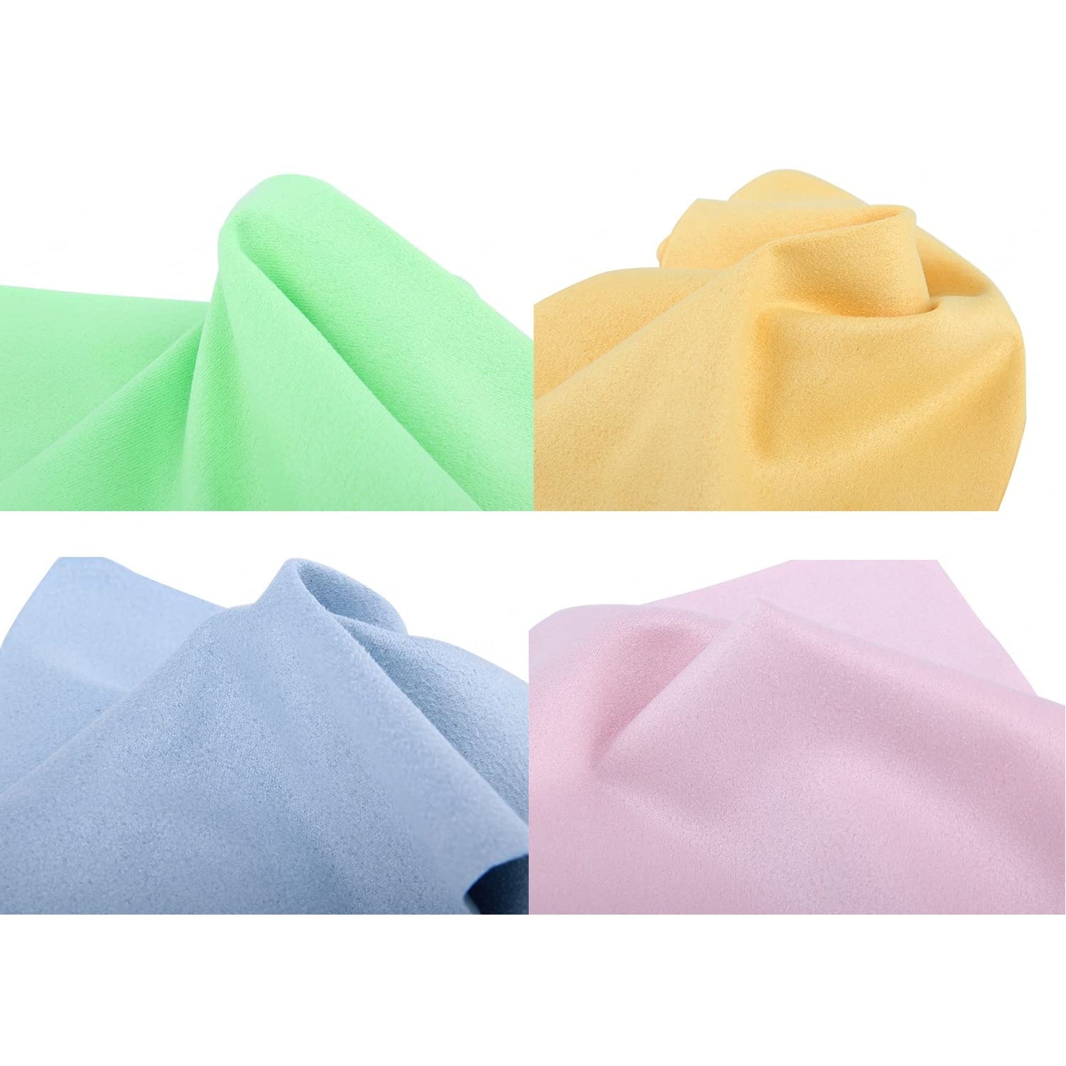 Microfiber Cleaning Cloths (6 × 7 Inch) (Multicolor) (Pack of 1 Pc)