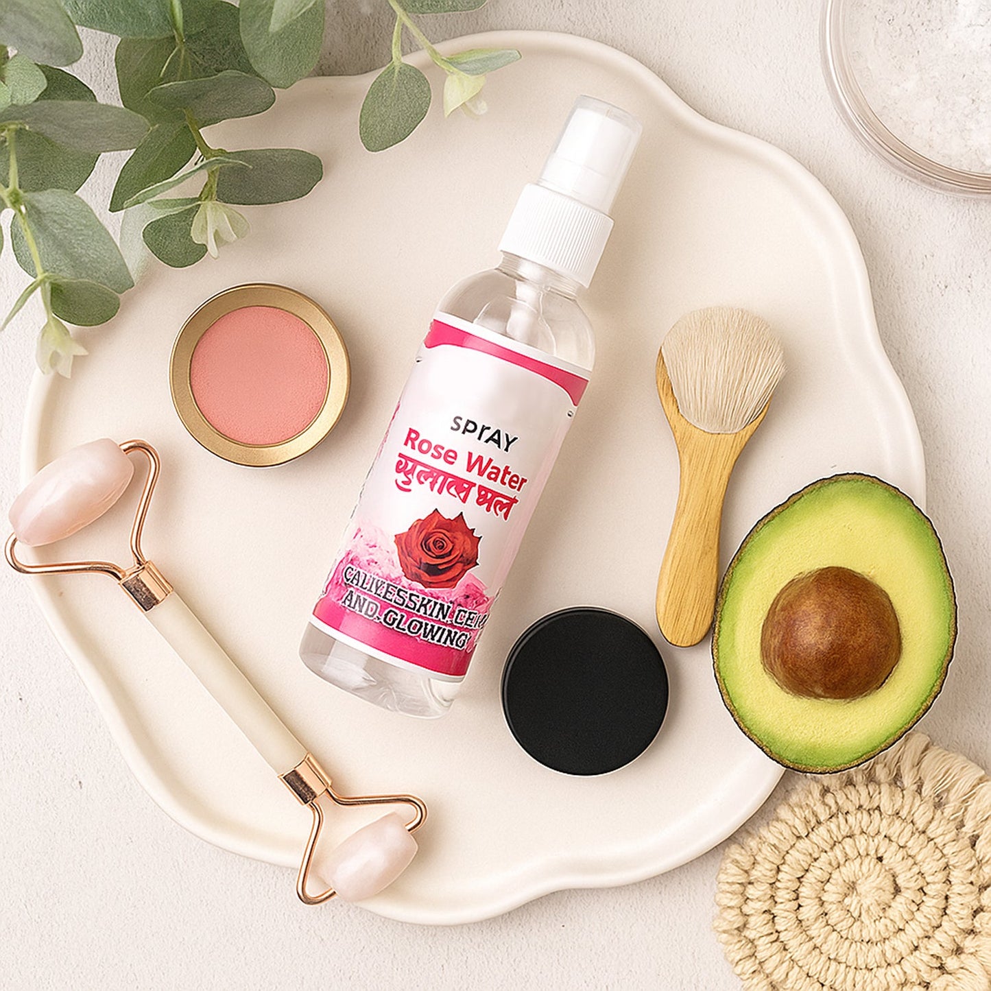 Rose Water Spray for Face & Skin Hydration - (1 Pc / 100ML)