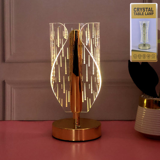 Modern Crystal LED Table Lamp (1 Pc)