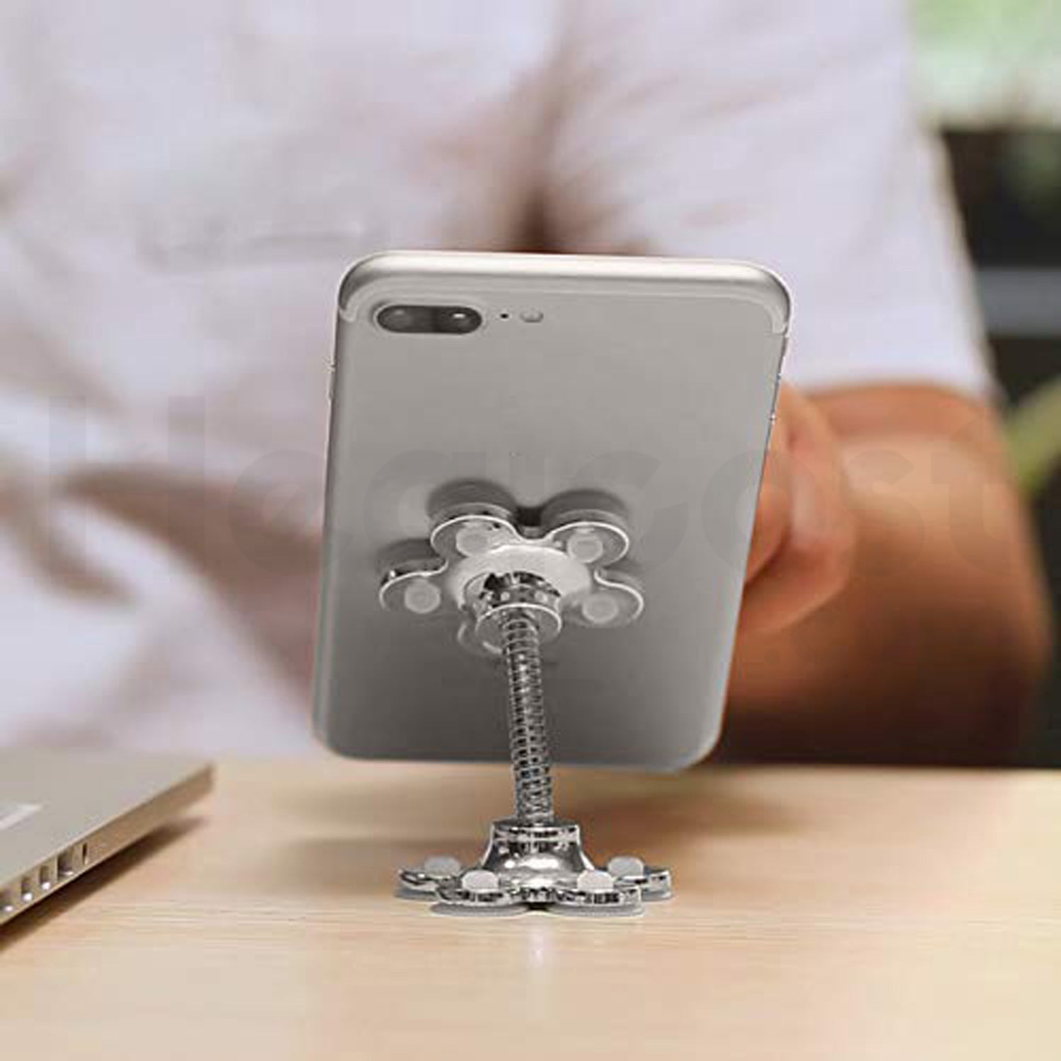 Phone Holder, 360°Rotatable Phone Stand Multi-Function Double-Sided Suction Cup Mobile Phone Holder vip stand