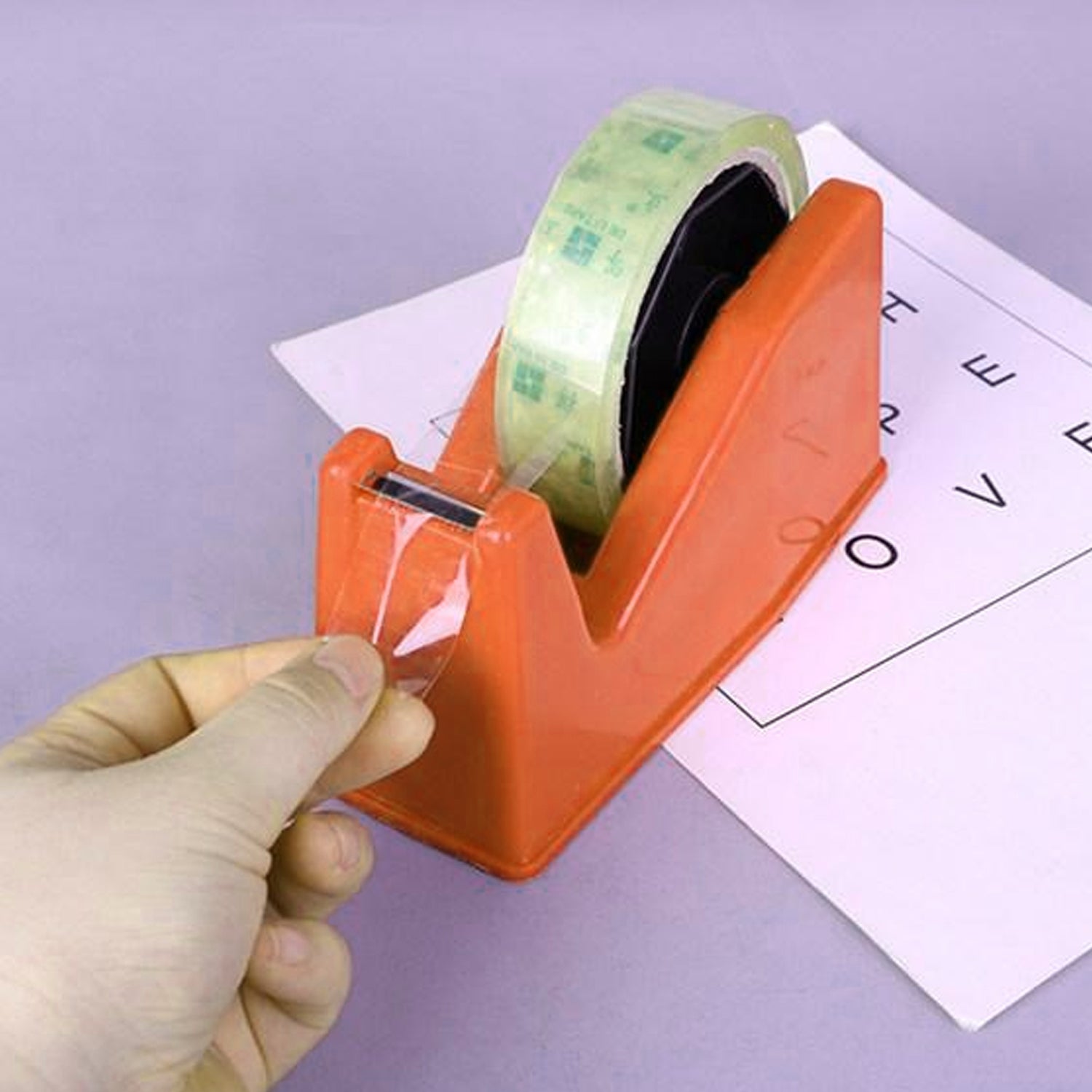 Jumbo Tape Dispenser used in all kinds of household and official places for holding and cutting tapes etc.