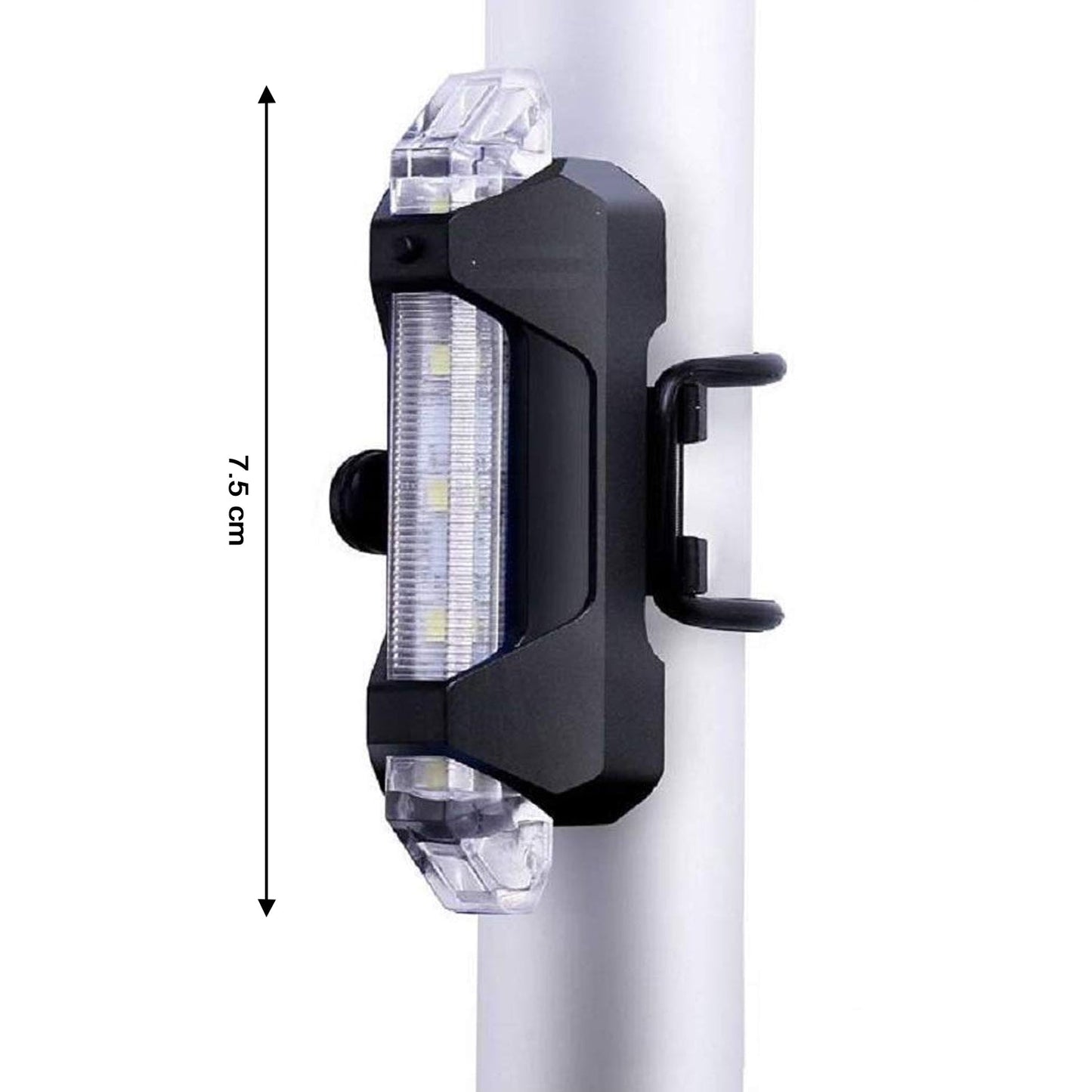 Rechargeable LED Bicycle Front & Rear Safety Light (1 Pc)
