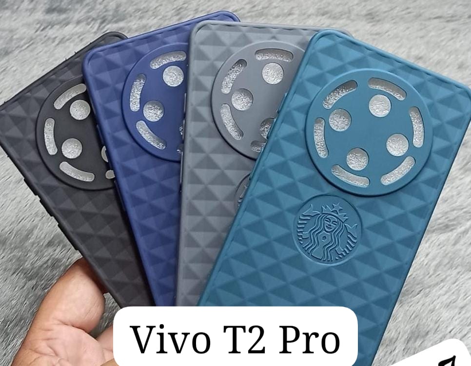 Texture Soft & Flexible Silicone Case  For Vivo