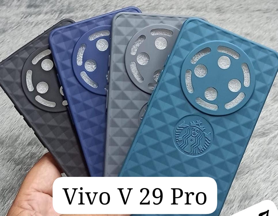 Texture Soft & Flexible Silicone Case  For Vivo