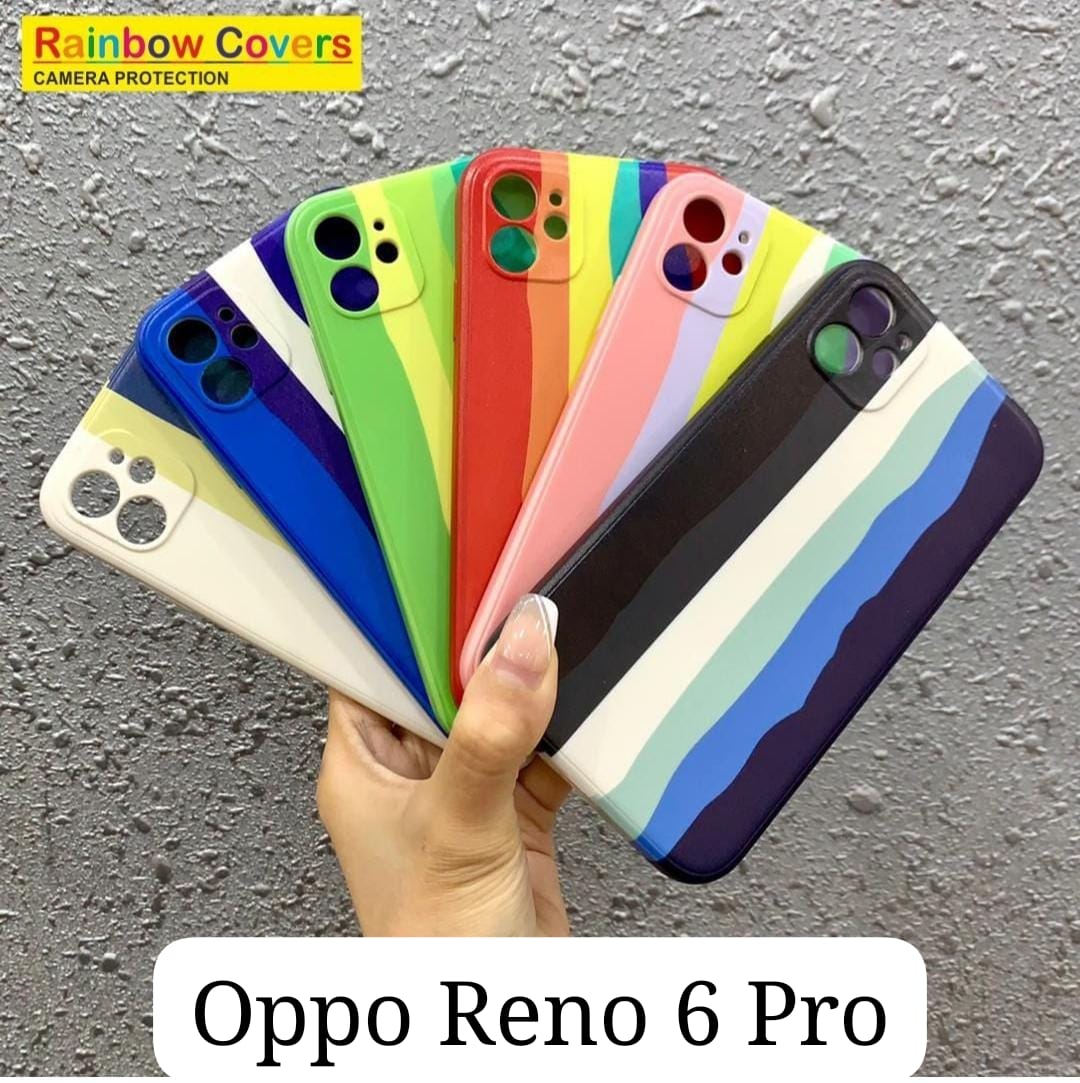 Rainbow Soft Print Case For Oppo