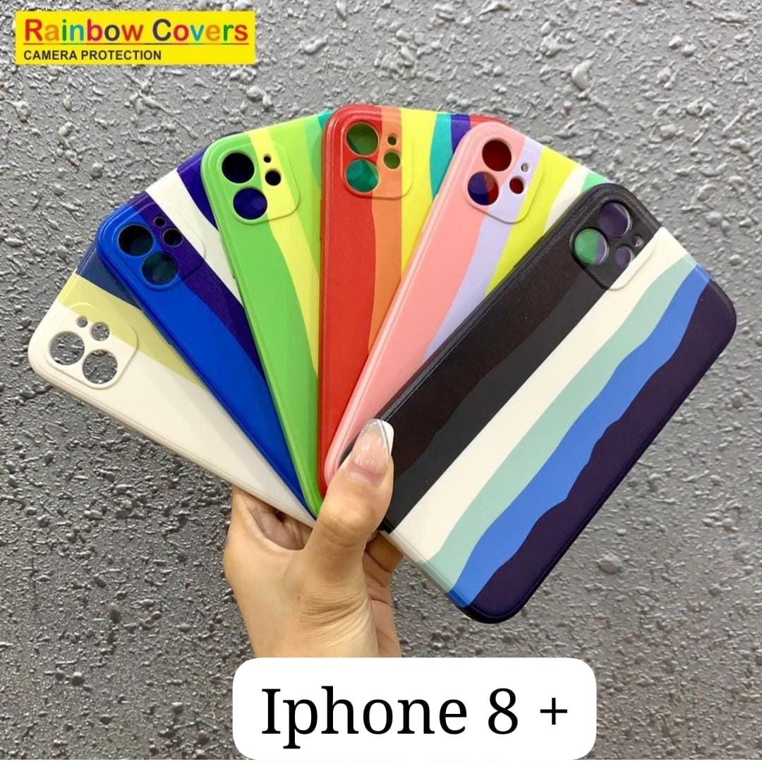 Rainbow Soft Print Case For Iphone