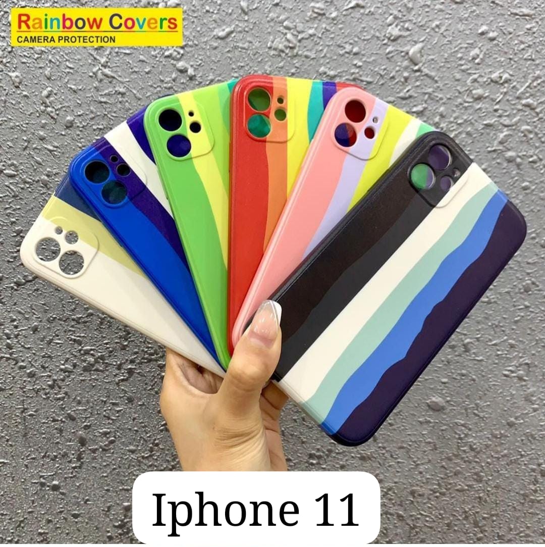 Rainbow Soft Print Case For Iphone