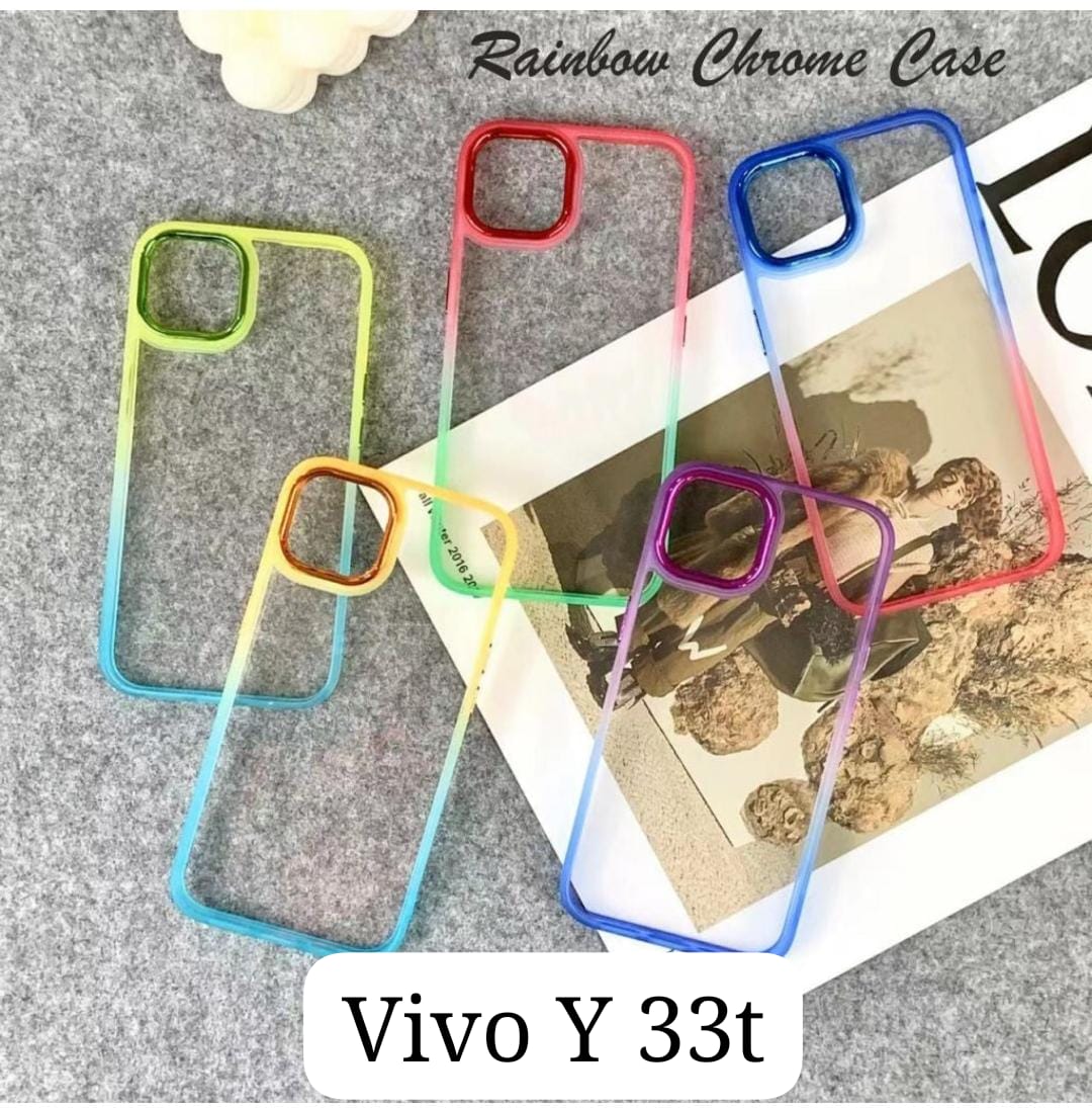 Rainbow Chrome Hard Case For Vivo