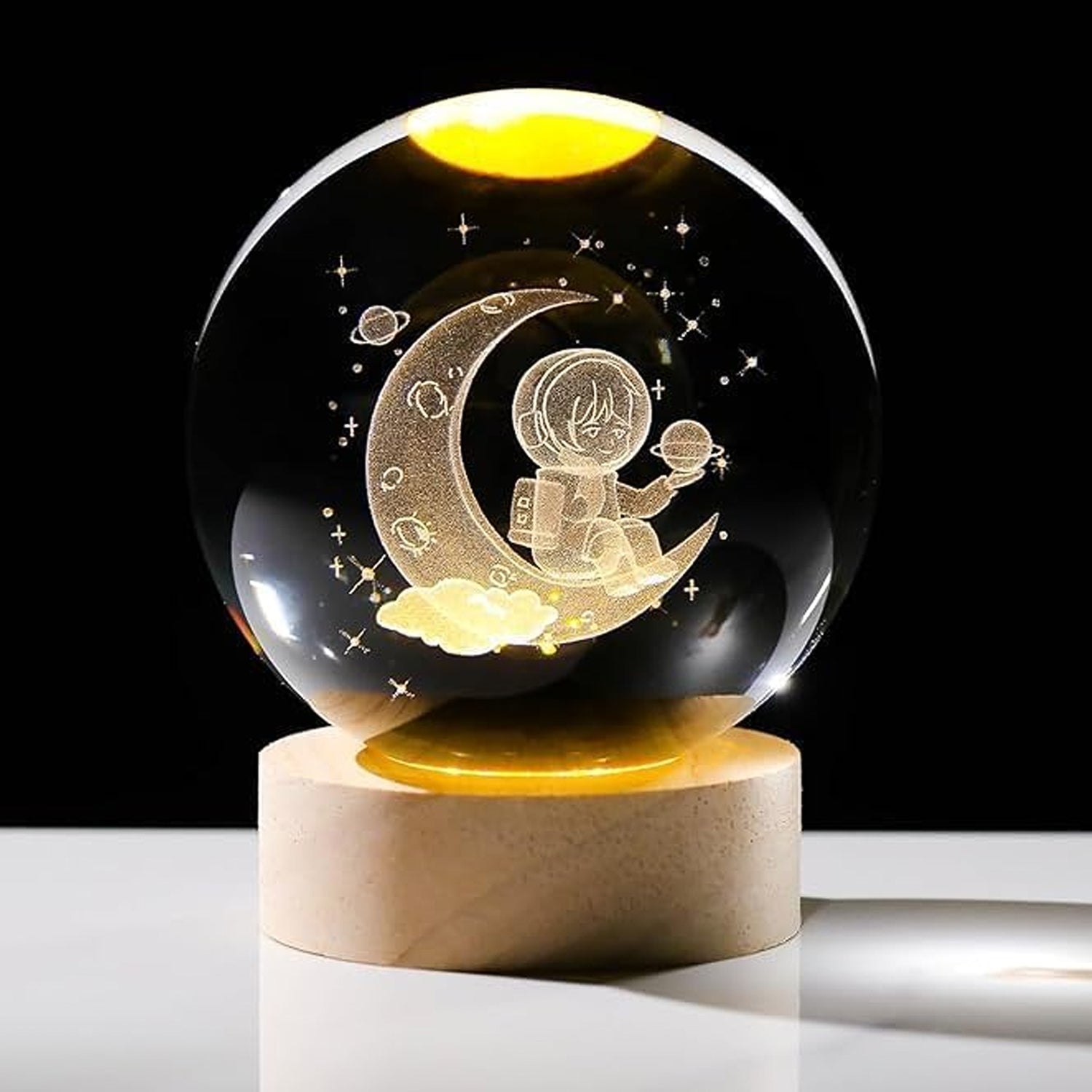 3D Crystal Ball Lamp