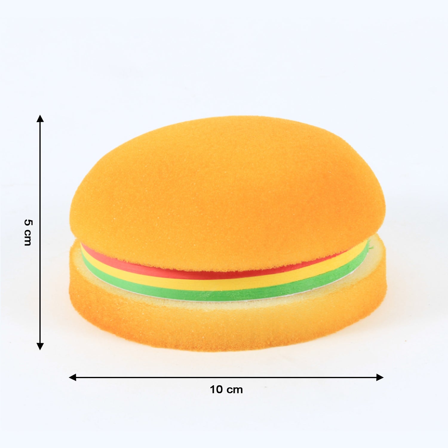 Burger Shaped Notepad  /  Sticky Notes  /  Memo Pads, Unique Mini Notes (Multicolor)