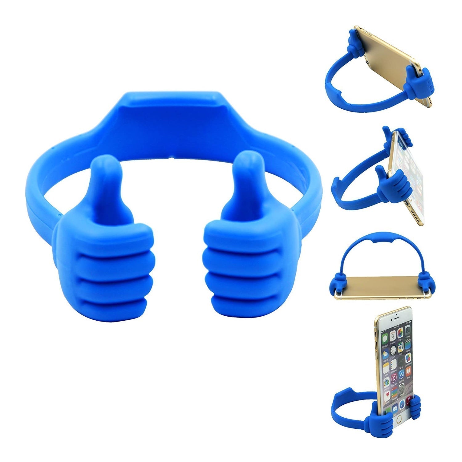 4 Pc Hand Shape Mobile Stand used in all kinds of places including household and offices as a mobile supporting stand.