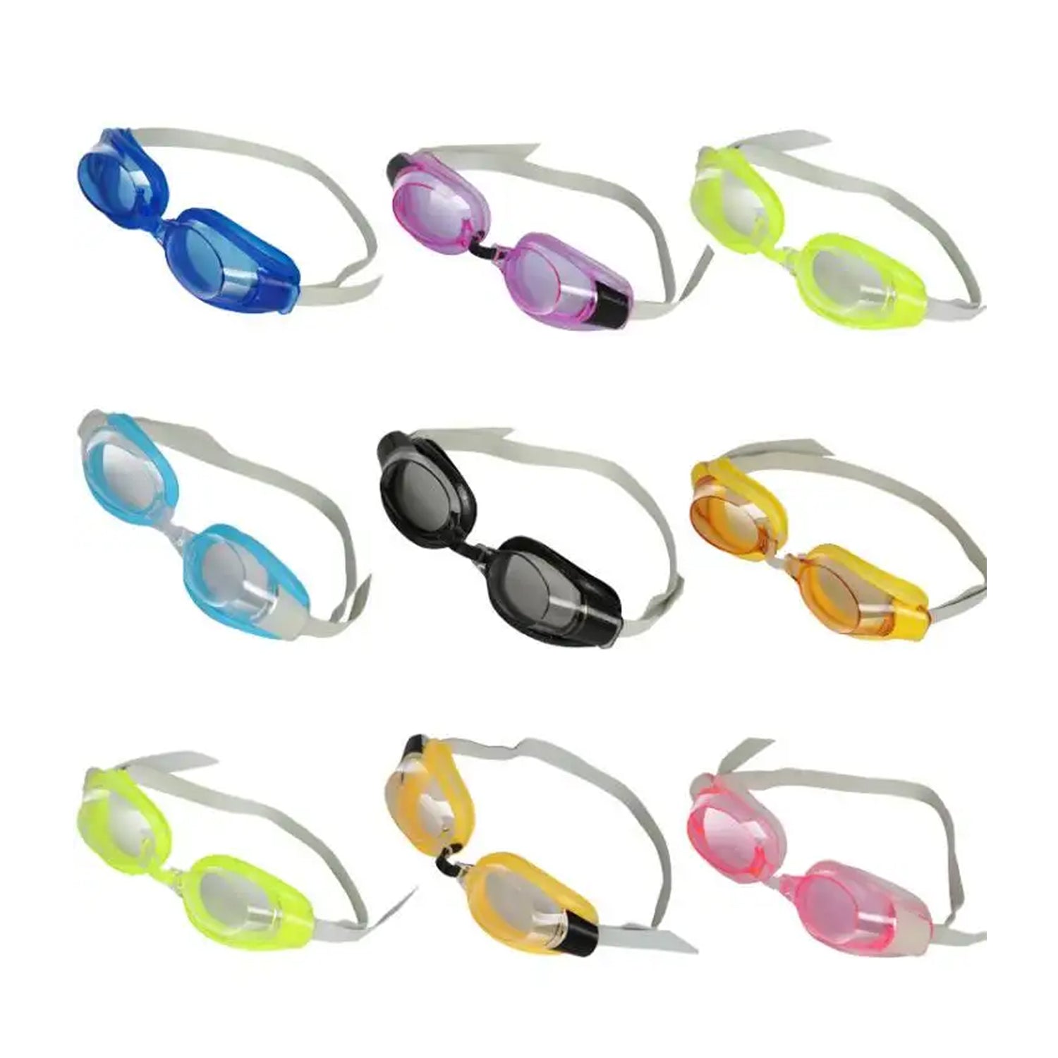 Anti-Fog Waterproof Adjustable Swimming Goggles