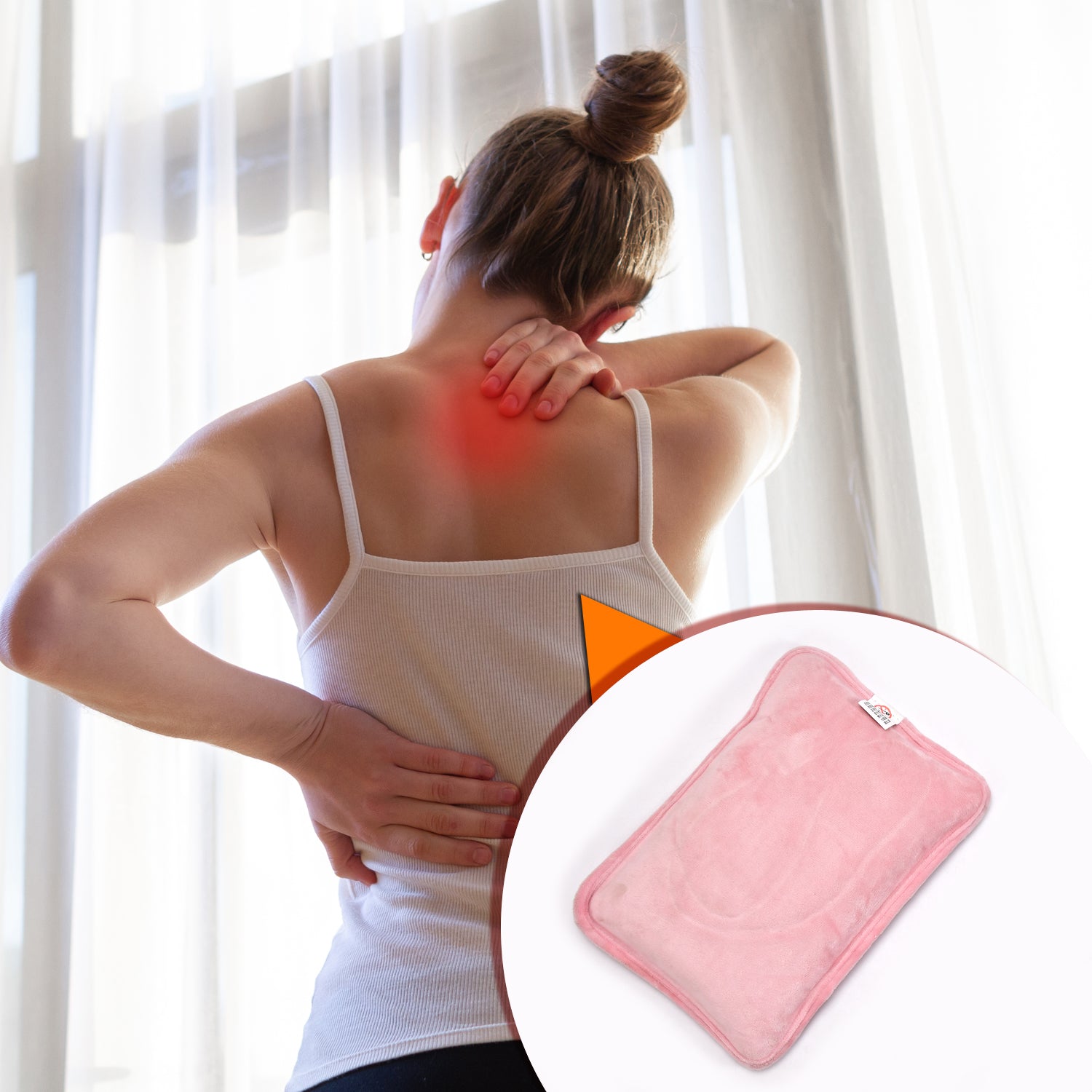 Electric Heating Pad: Targeted Pain Relief for Back, Hand & Muscles